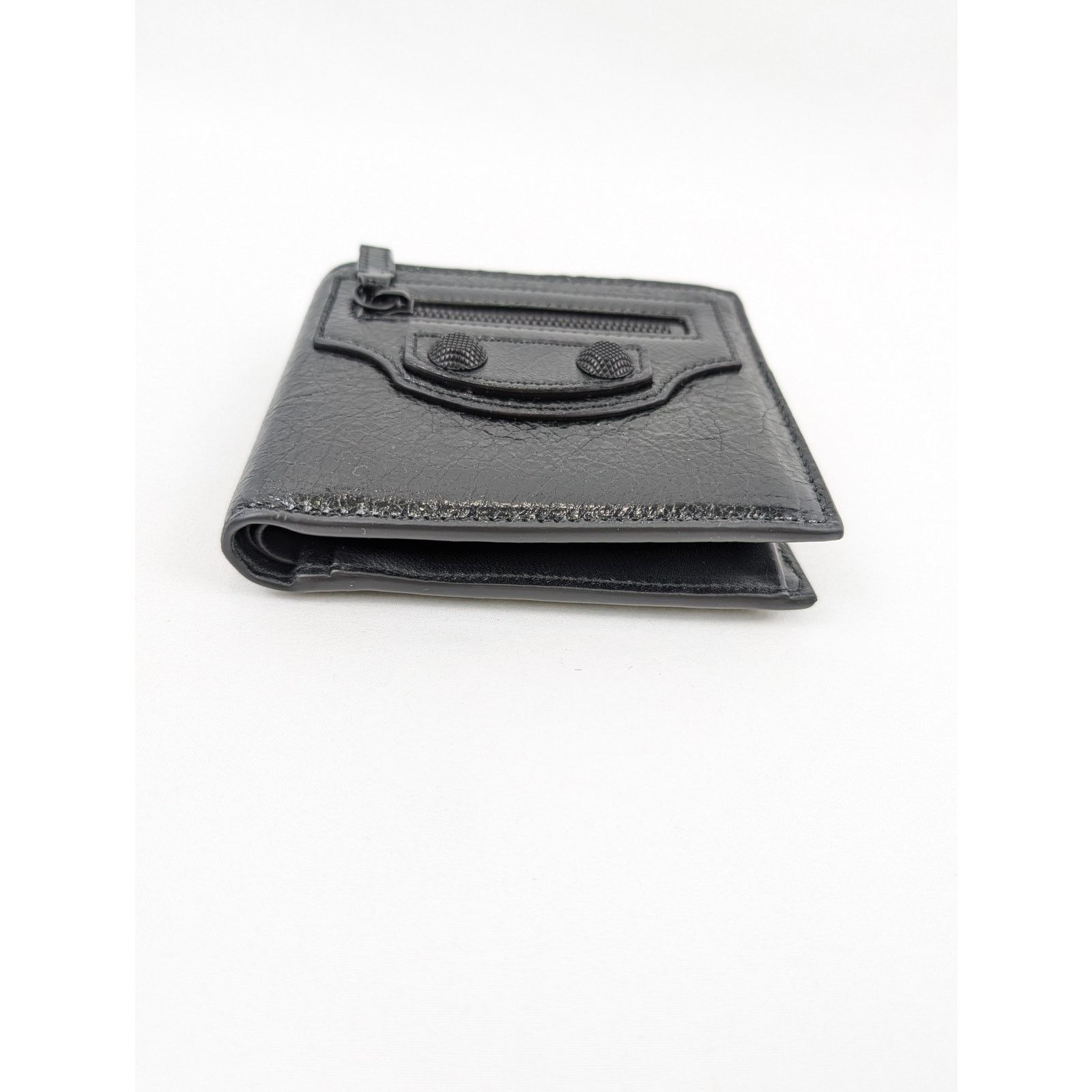 Balenciaga o1rshd1 LE Cagole Squa Fold Wallet Card Arena Lamb Size ONE SIZE - 2 Thumbnail