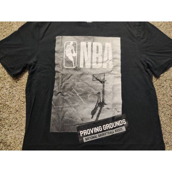 NBA NBA Shirt Adult Mens Medium Black White Proving Grounds Shor Size US M / EU 48-50 / 2 - 2 Thumbnail