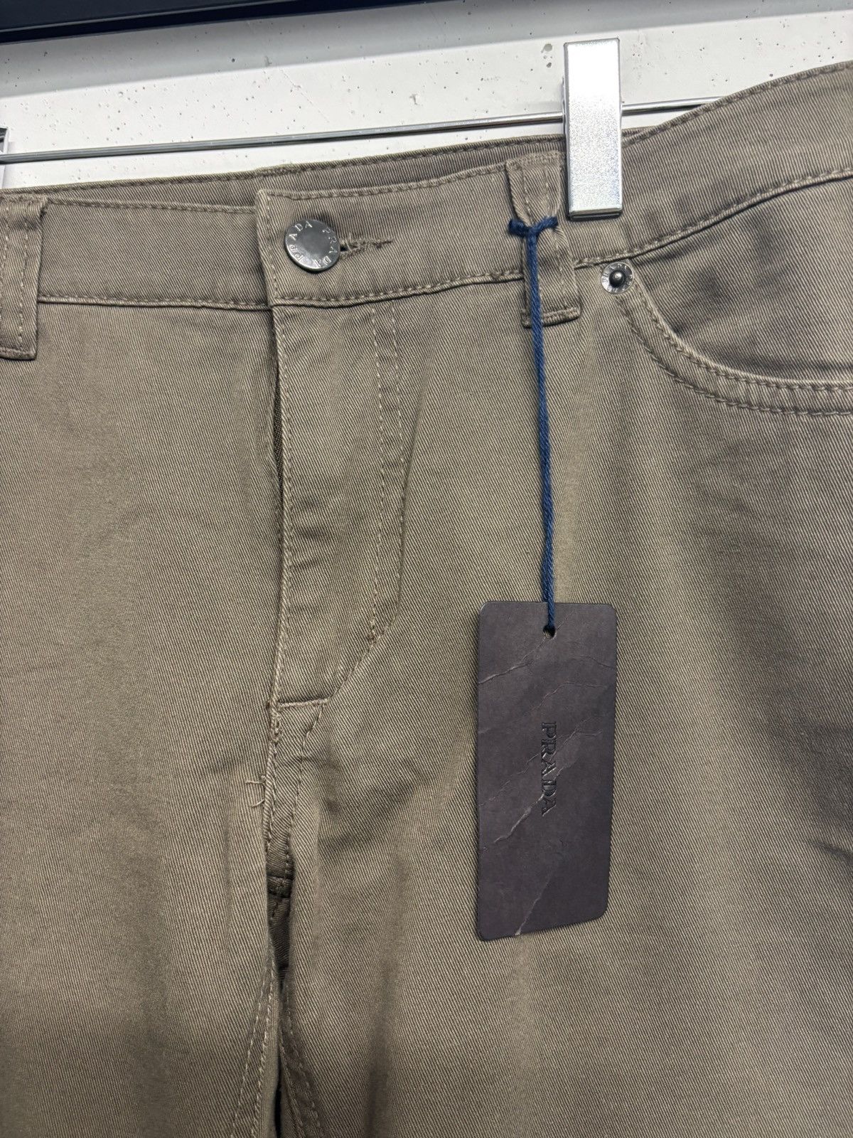 Prada Prada Stretch cotton trousers Size 27" / US 4 / IT 40 - 2 Thumbnail