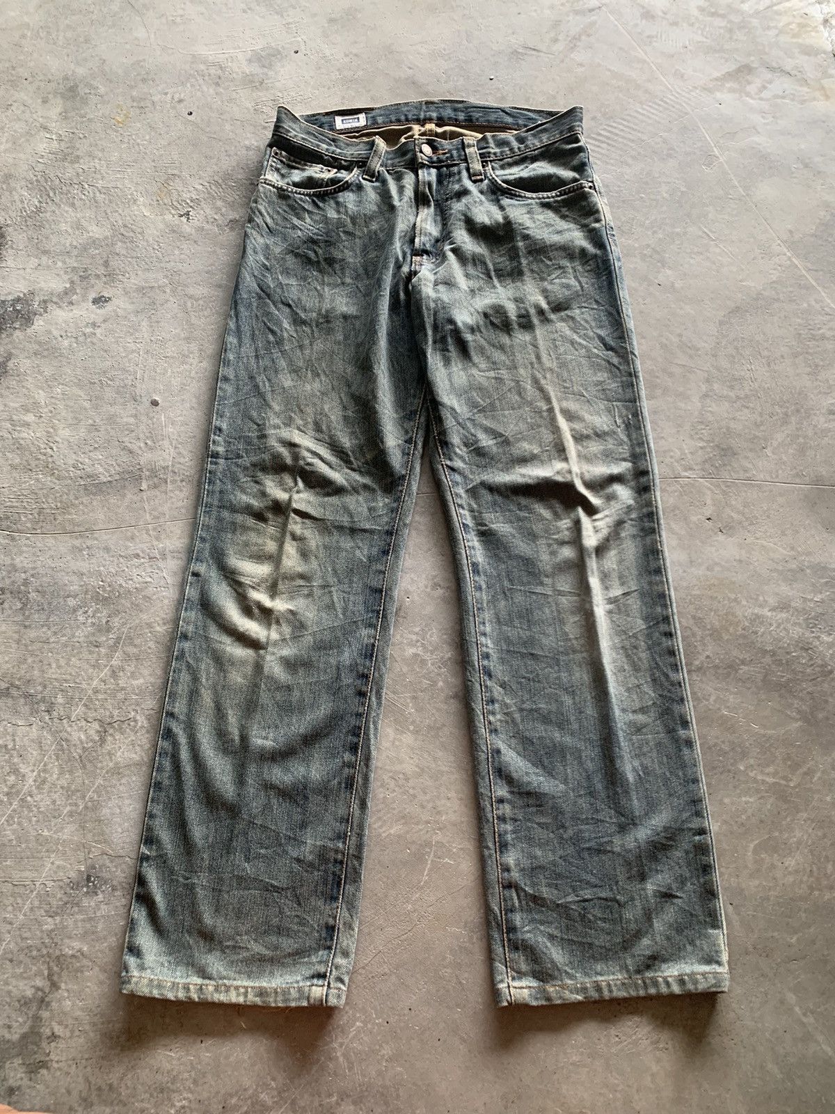 Edwin × Japanese Brand vintage rusty edwin 404 made in japan season fade Size US 32 / EU 48 - 1 Thumbnail