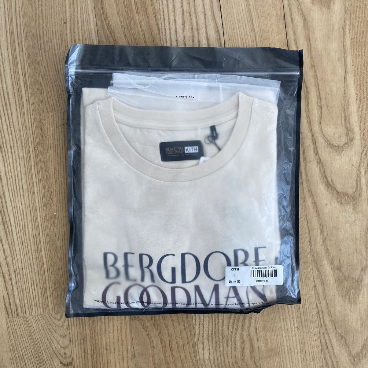 Kith Kith x Bergdorf Goodman Collab Crewneck Tee Street Hypebeast 