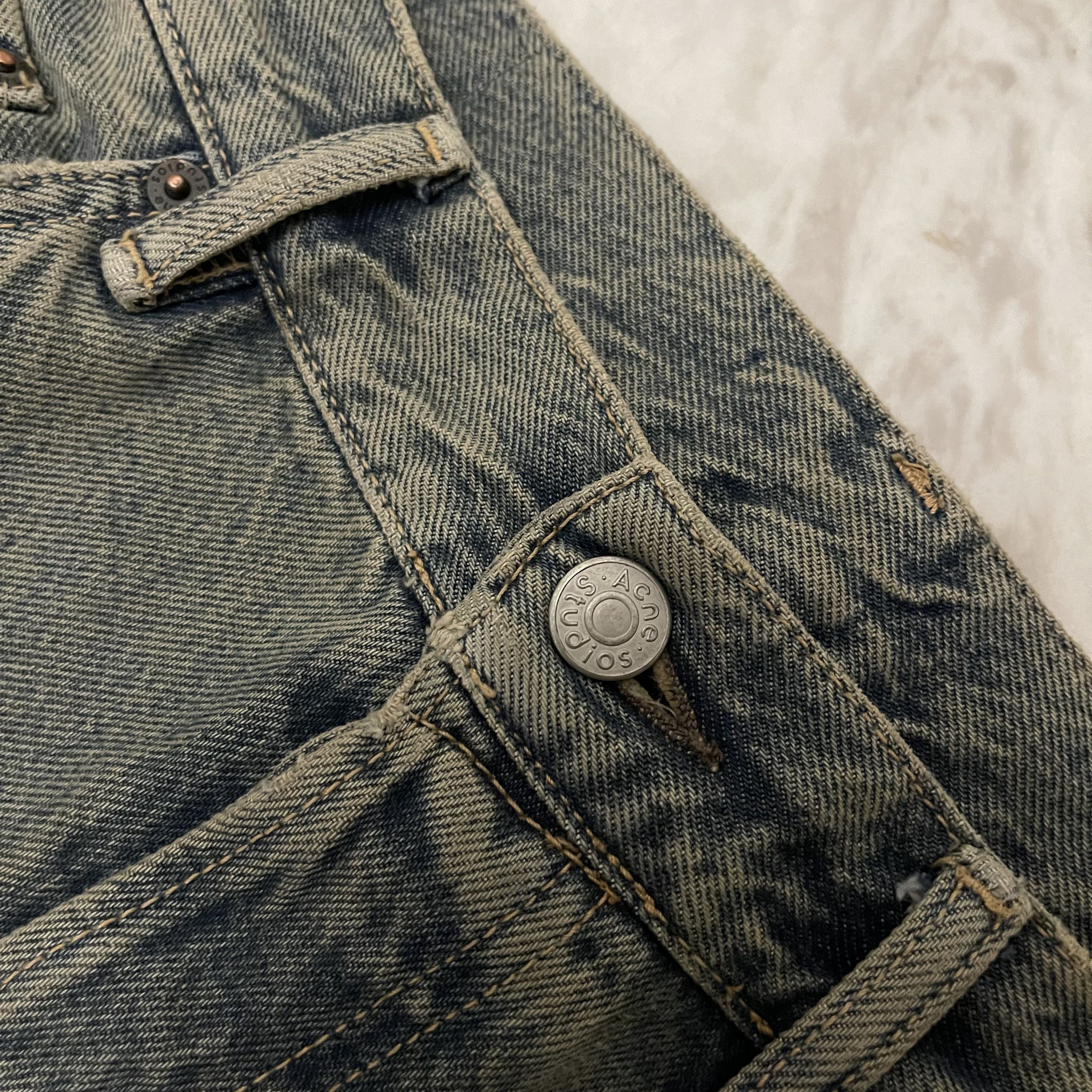 Acne Studios Acne Studios - Loose fit jeans - 2021M - Blue/beige Size US 32 / EU 48 - 4 Thumbnail