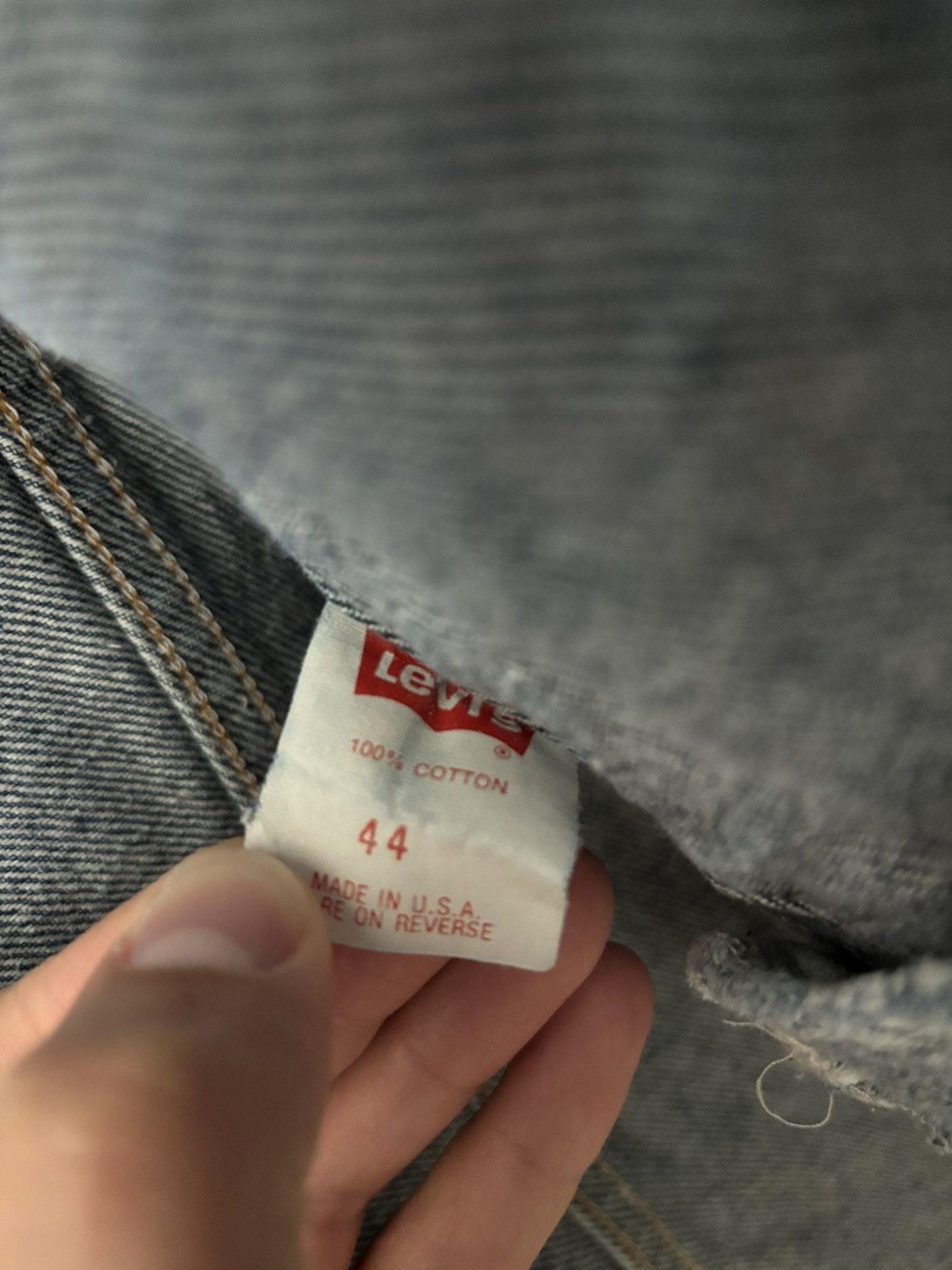 Levi's × Vintage Vintage Made in USA Levi's Denim Trucker Jacket Size US M / EU 48-50 / 2 - 5 Thumbnail