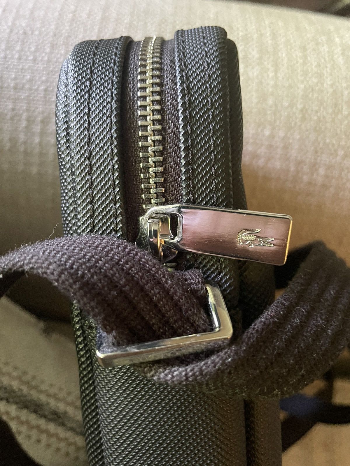 Lacoste LACOSTE CLASSIC PIQUÉ EFFECT SATCHEL Size ONE SIZE - 4 Thumbnail