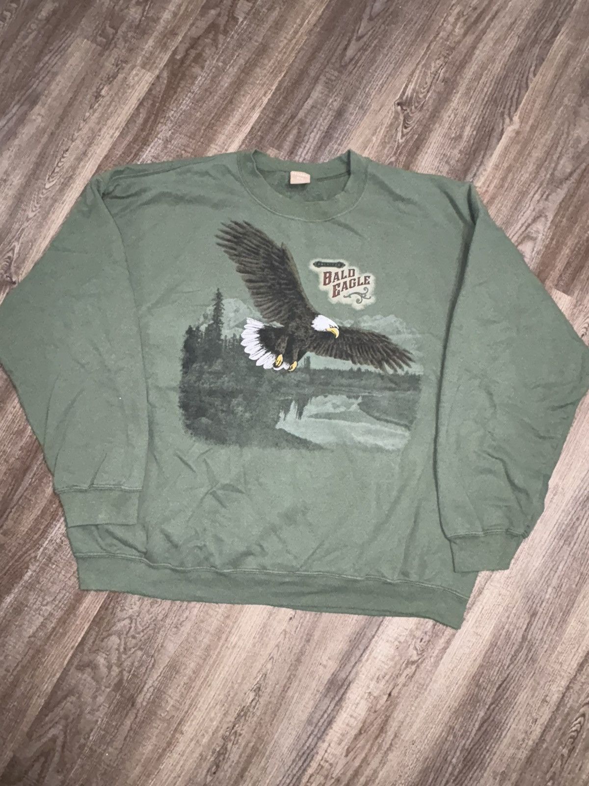 George Vintage Bald Eagle Crew 🦅 Size US XL / EU 56 / 4 - 1 Thumbnail