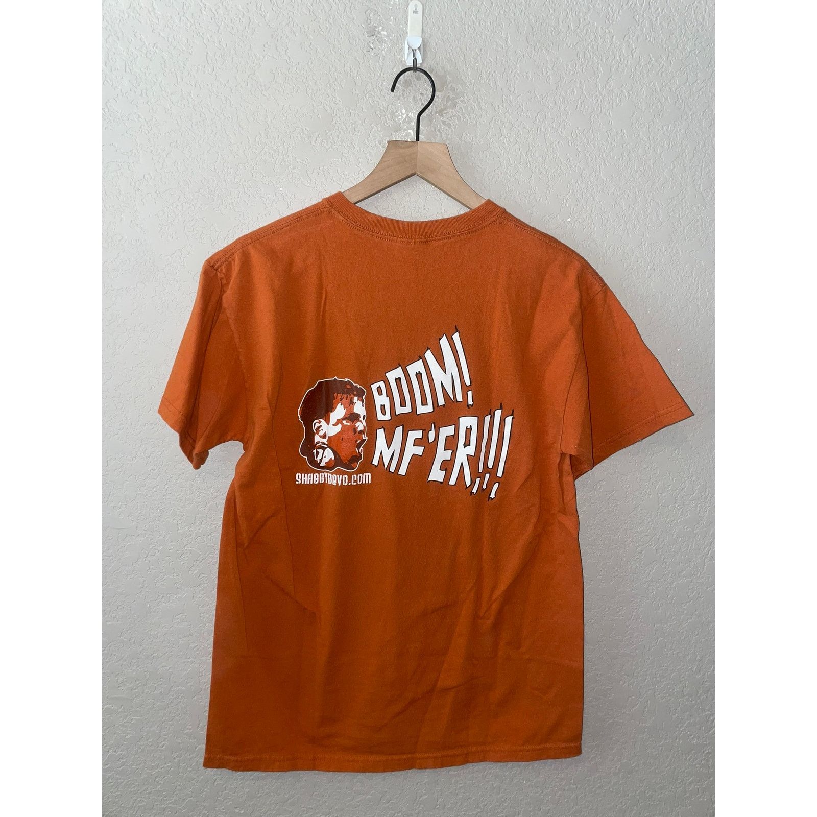Gildan Shaggy Bevo Boom MF'er Shirt Orange Y2K 2000s M Tee Size US M / EU 48-50 / 2 - 1 Thumbnail