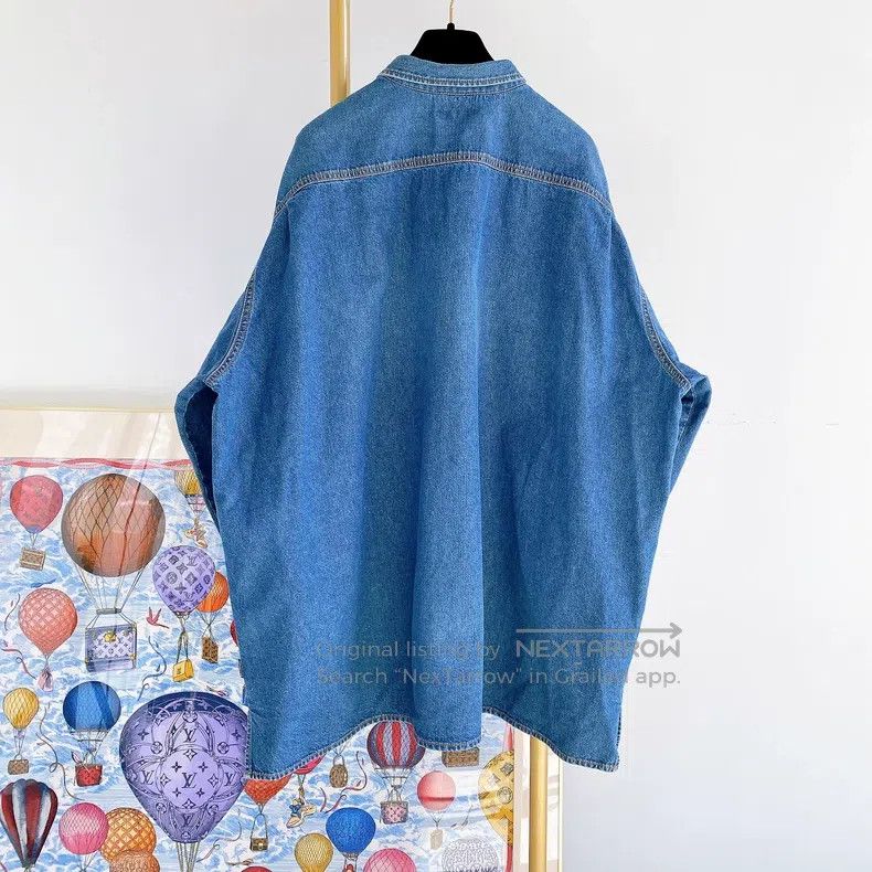 Balenciaga Balenciaga size 39 Blue Denim Jacket Size US S / EU 44-46 / 1 - 2 Thumbnail