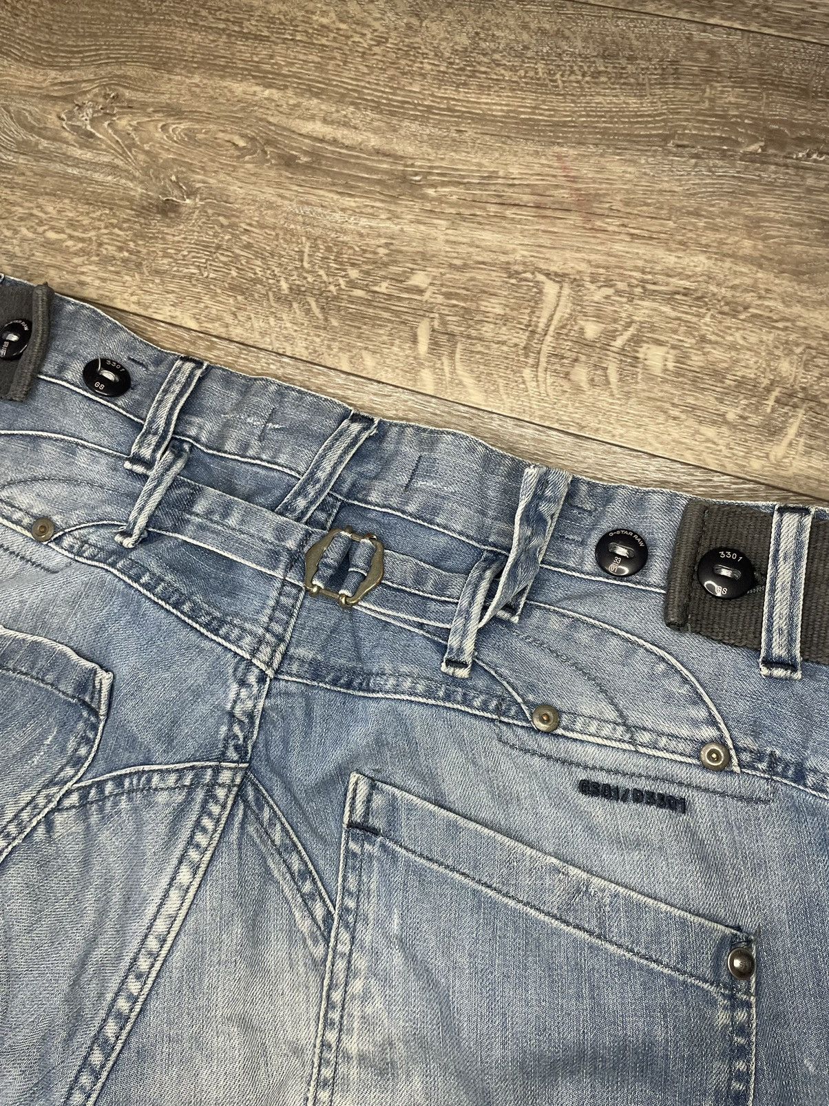 G-Star × Vintage G-star jeans big logo cargo pants Size US 32 / EU 48 - 11 Thumbnail