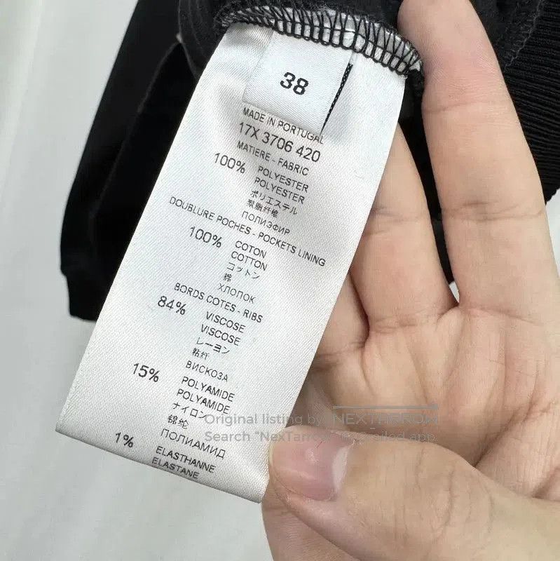 Givenchy Givenchy Black Cotton Blend Logo Jacket . Size S / US 4 / IT 40 - 6 Thumbnail