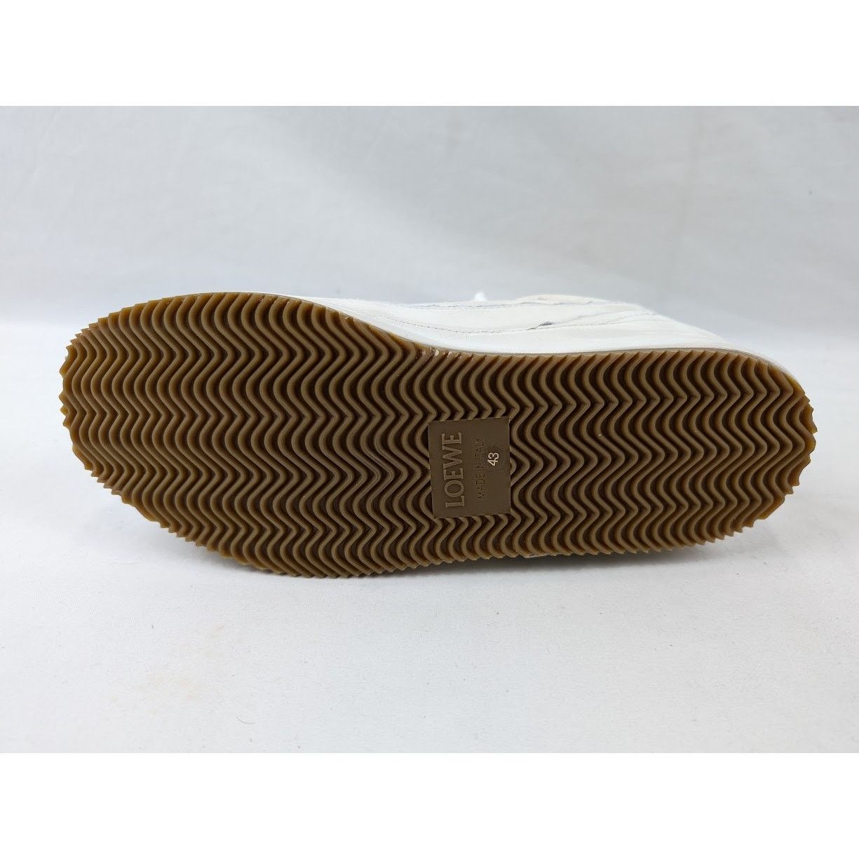 Loewe o1rshd1 Low-Top Leather Sneakers in White Size US 10 / EU 43 - 9 Thumbnail