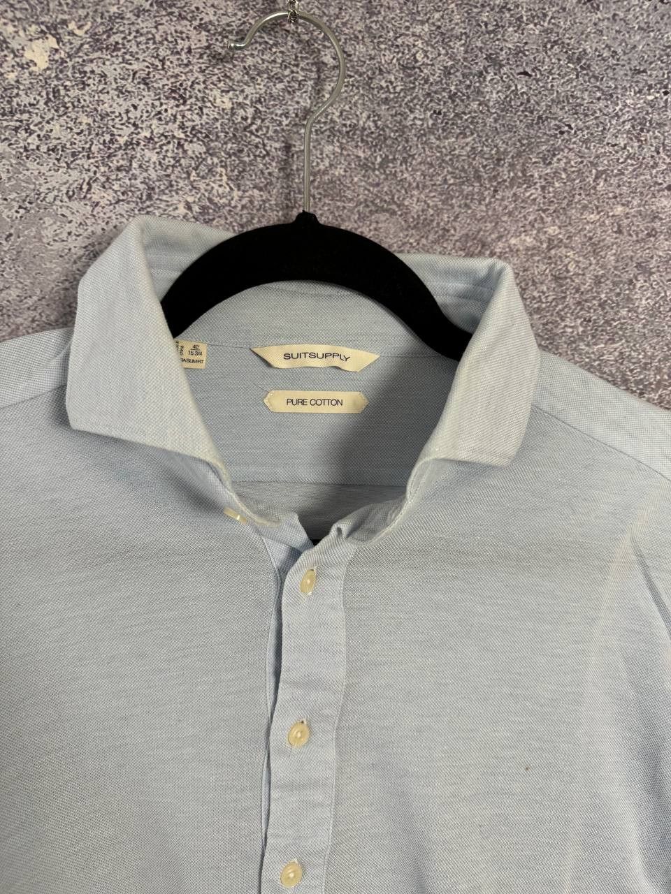 Suitsupply Suitsupply Blue Pure Cotton Long Sleeve T-Shirt Medium Size US M / EU 48-50 / 2 - 10 Thumbnail