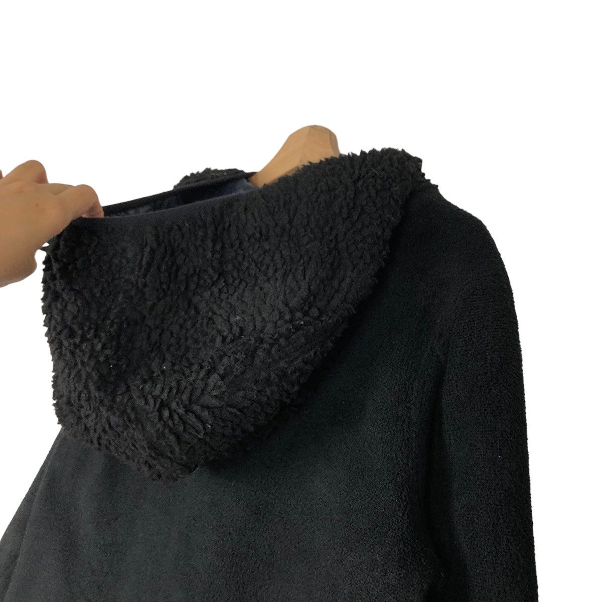 Issey Miyake 🔥Wool Biker Jacket Wood Button Mercibeaucoup Jevous Enprie Size US M / EU 48-50 / 2 - 10 Thumbnail