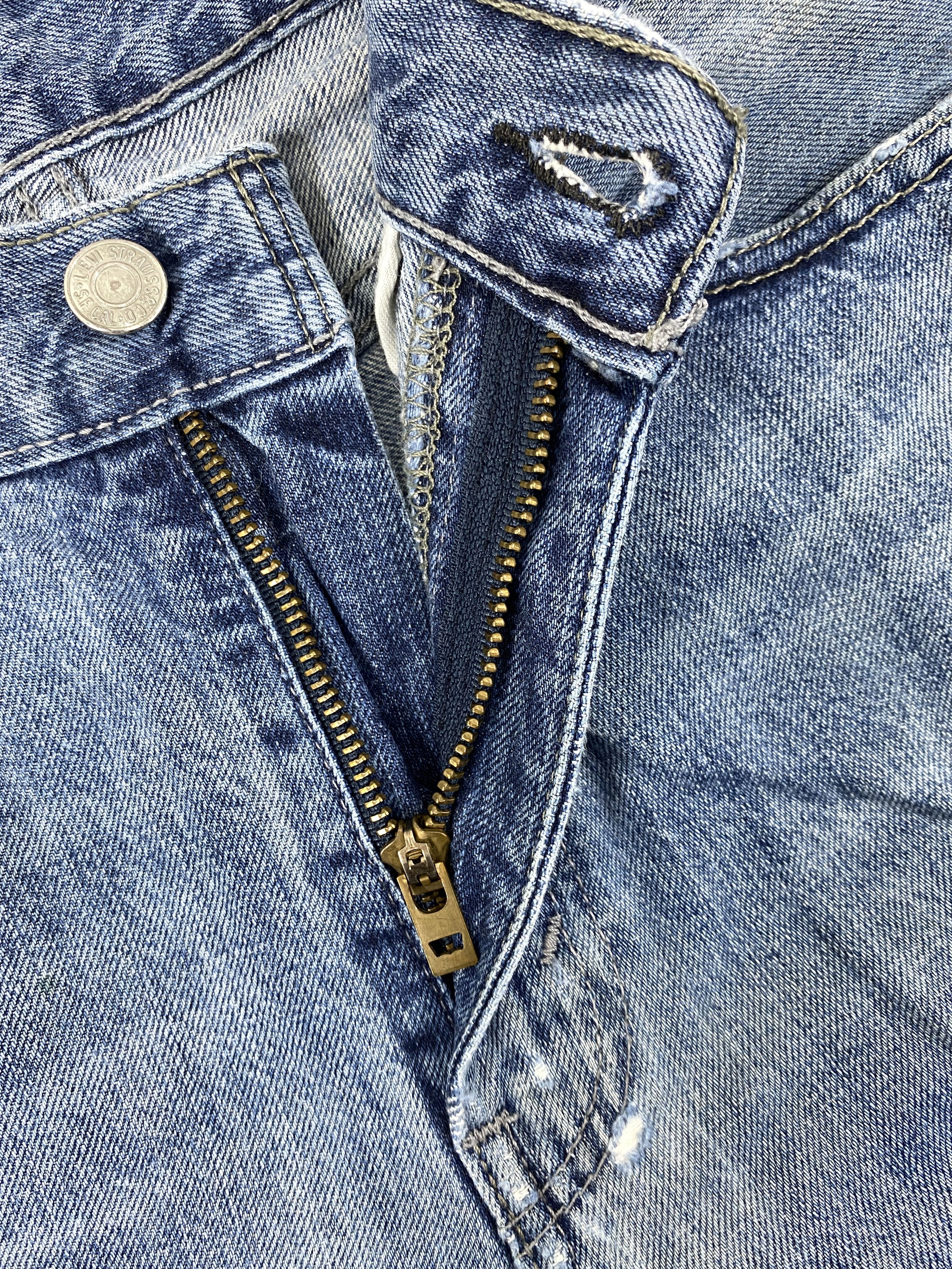 Levi's Distressed Light Wash Vintage Levi's 514 34x33 Denim -JN2082 Size US 34 / EU 50 - 6 Thumbnail