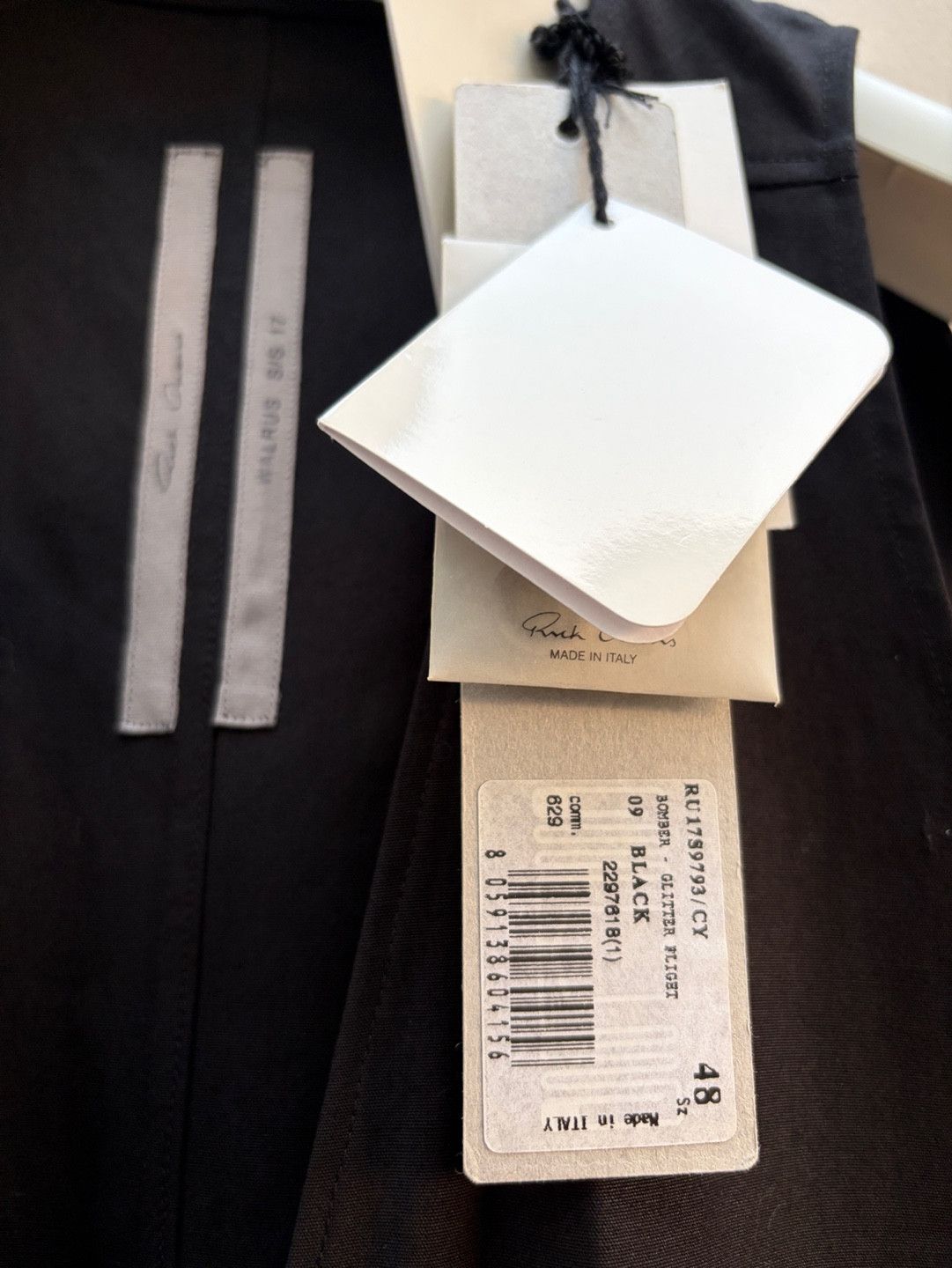 Rick Owens SS17 Jumpsuit glitter flight Bomber Overalls DRKSHDW Size US 32 / EU 48 - 4 Thumbnail