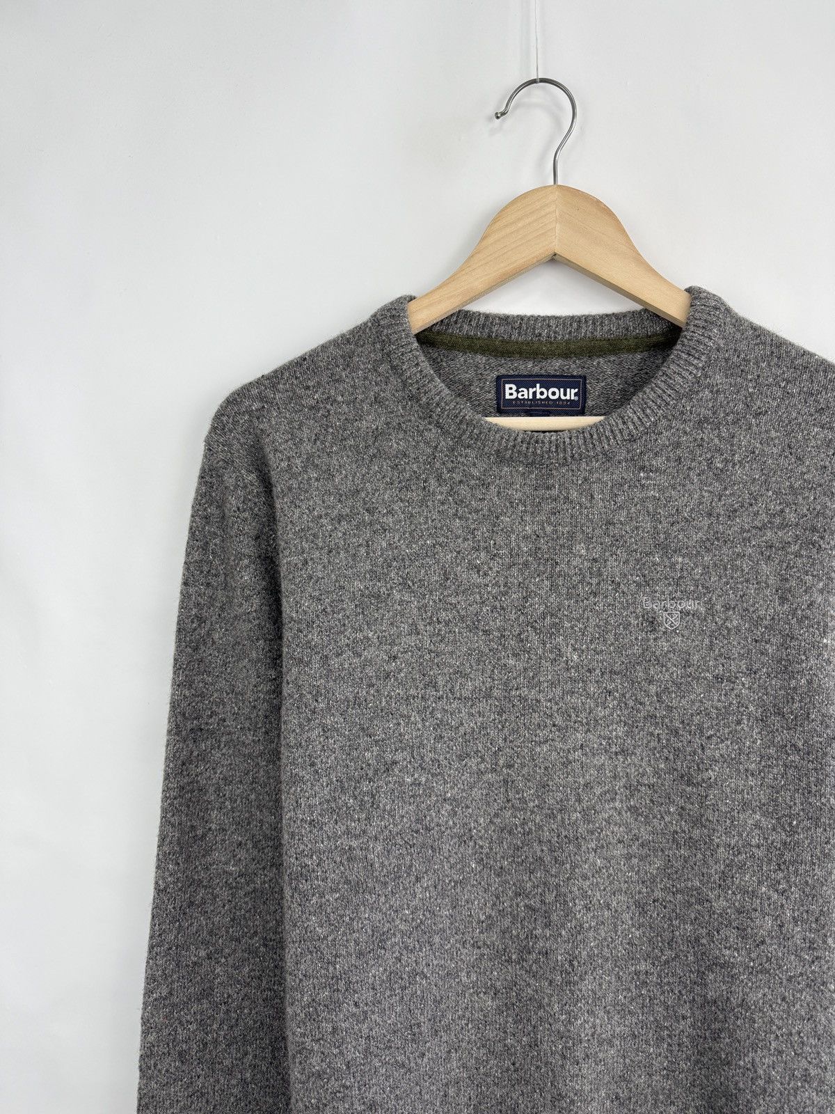 Barbour 🇬🇧 Vintage Barbour Wool Sweater Rare Retro Hype Y2K Size US M / EU 48-50 / 2 - 4 Thumbnail