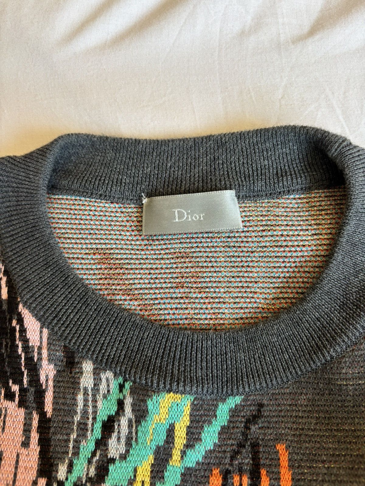 Dior Dior Homme SS15 Scribble Knit - Small Size US S / EU 44-46 / 1 - 3 Thumbnail