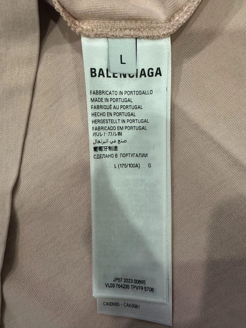 Balenciaga Balenciaga Reversed Logo Short Sleeve Tee Size US L / EU 52-54 / 3 - 4 Thumbnail