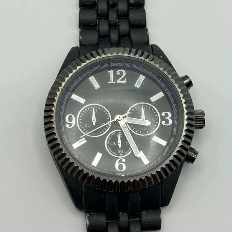 Other Black Retro Men’s Watch Size ONE SIZE - 3 Thumbnail