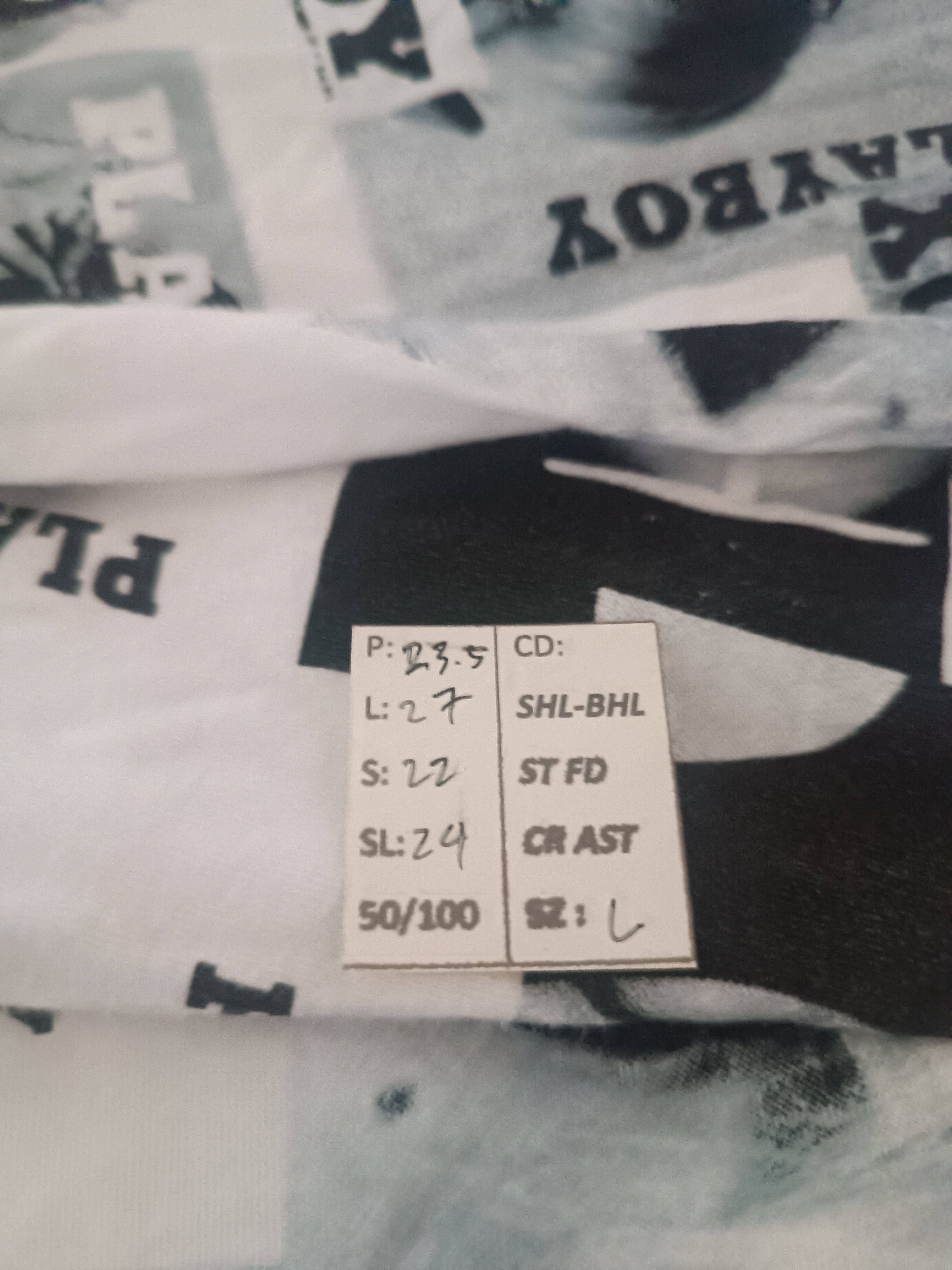Playboy VINTAGE Y2K PLAYBOY AOP BUNNY SEXY GYATT PORNHUB ADULT TEE Size US L / EU 52-54 / 3 - 12 Thumbnail