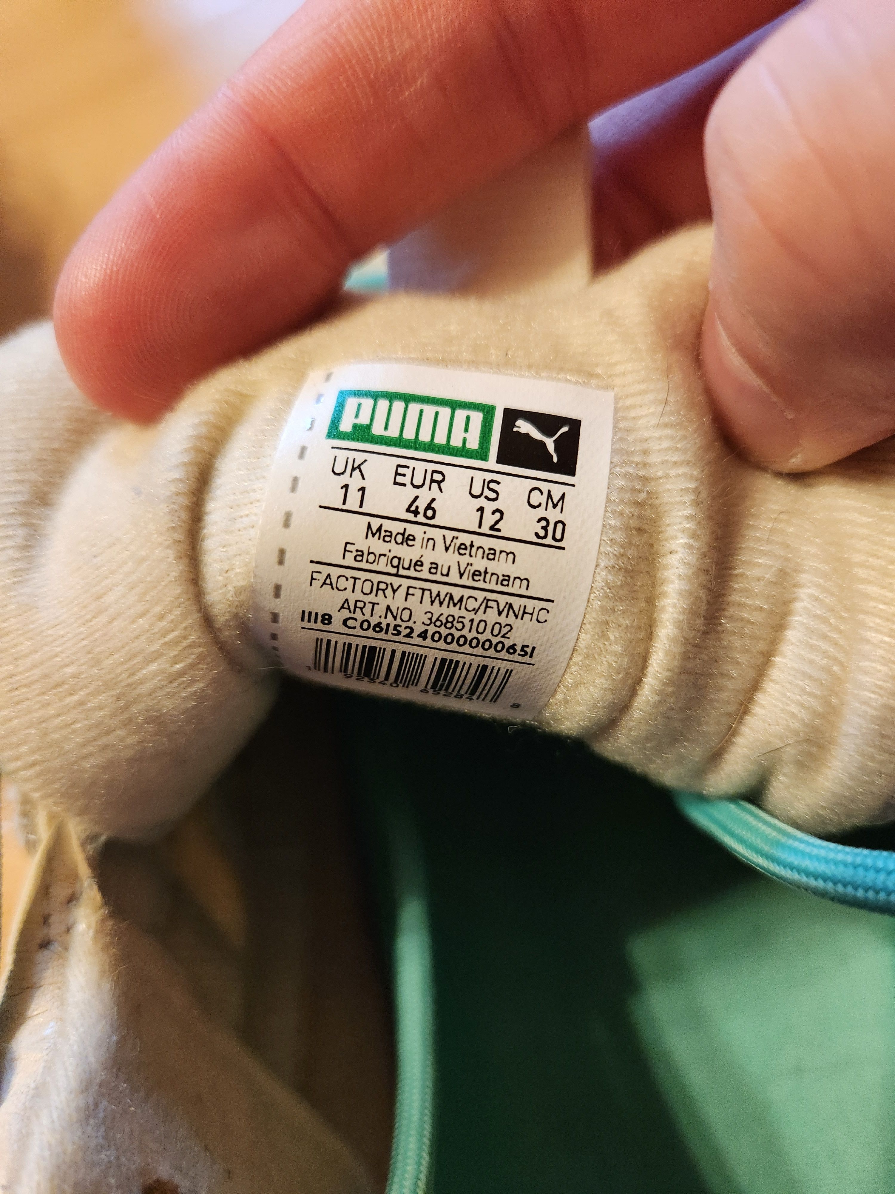 Puma × Rhude Sz 12 Rhude Puma Cell Size US 12 / EU 45 - 7 Thumbnail