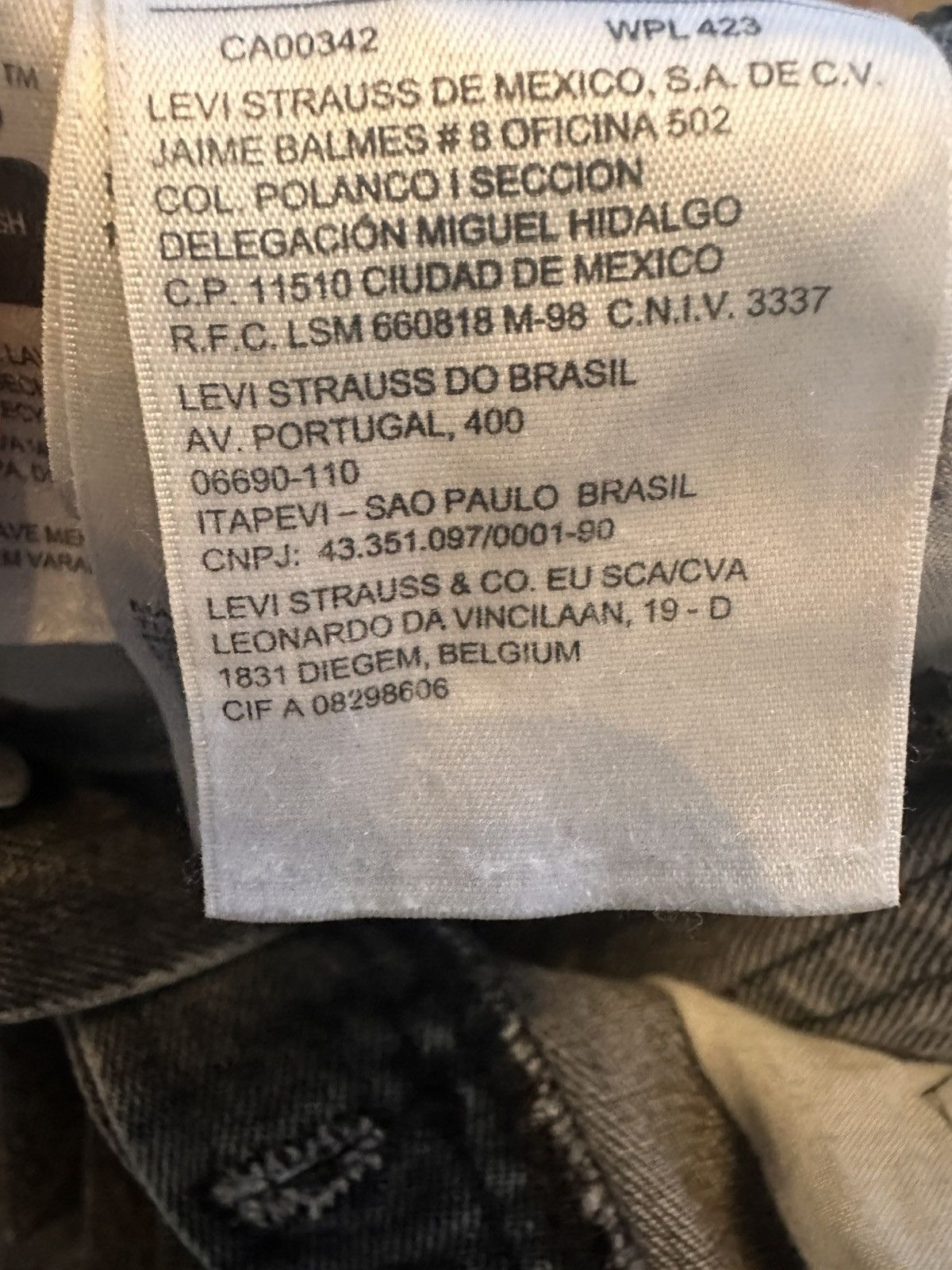 Levi's Levi’s 501 Premium – Grey Wash – W27 L28 – Women’s Size 27" / US 4 / IT 40 - 8 Thumbnail