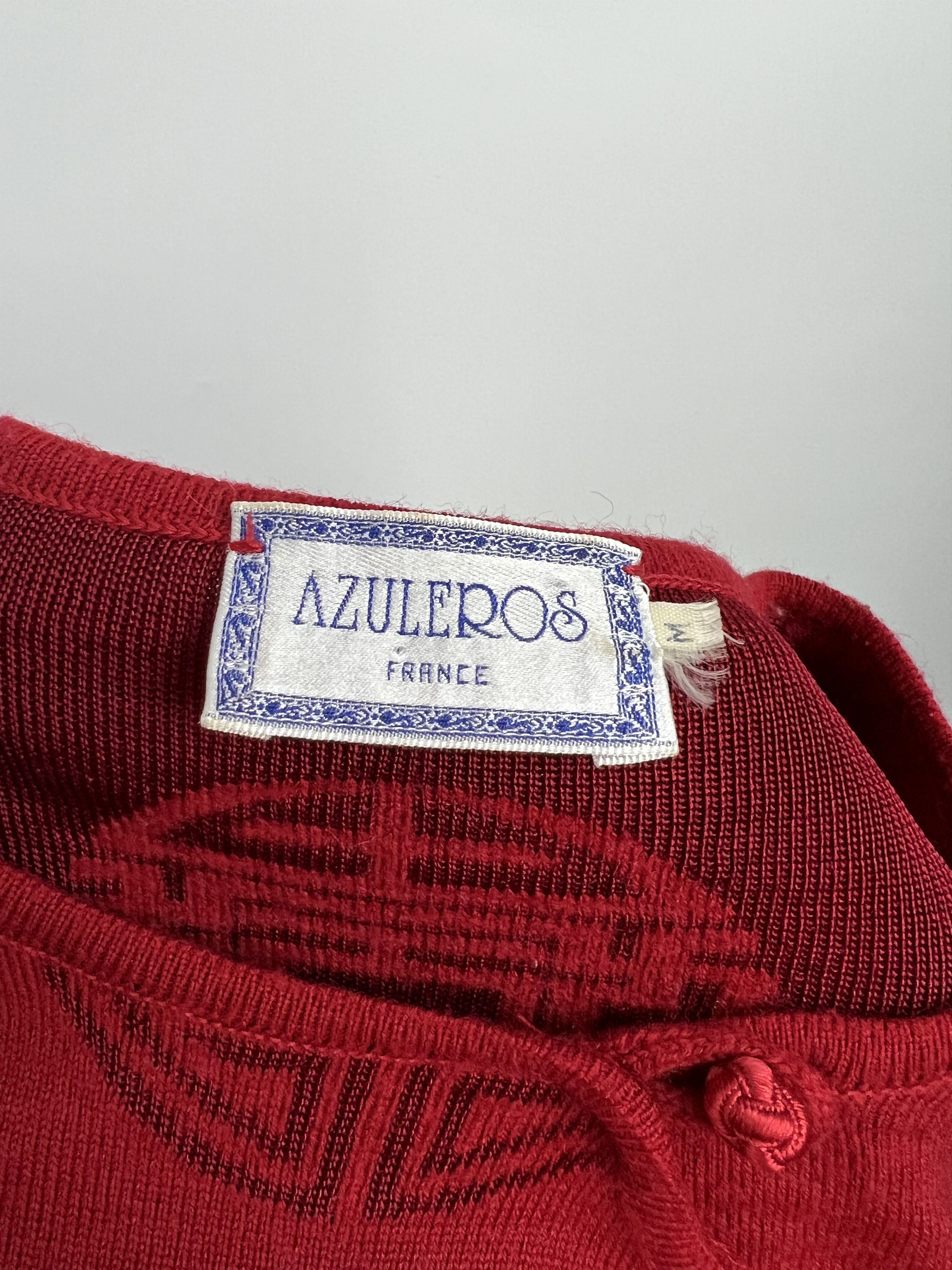 Designer × Vintage Azuleros France Rare Vintage Wool Knit Sweater Size M Size M / US 6-8 / IT 42-44 - 7 Thumbnail
