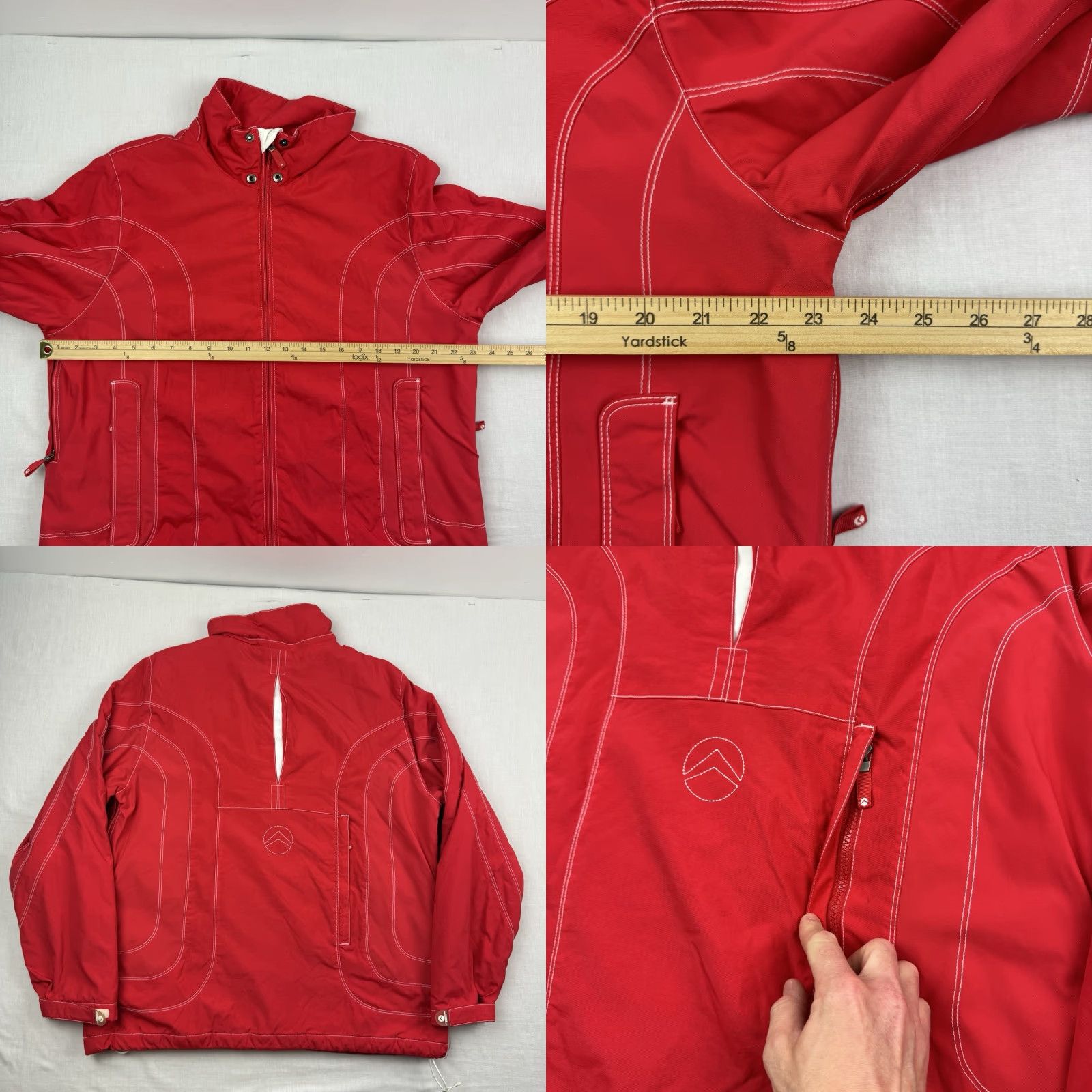 American Eagle Outfitters VINTAGE American Eagle Outfitters Jacket Mens XL Red Nylon Puffer Zip Ski 90s Y2K Hipster Outdoor Casual Authentic Size US XL / EU 56 / 4 - 10 Thumbnail