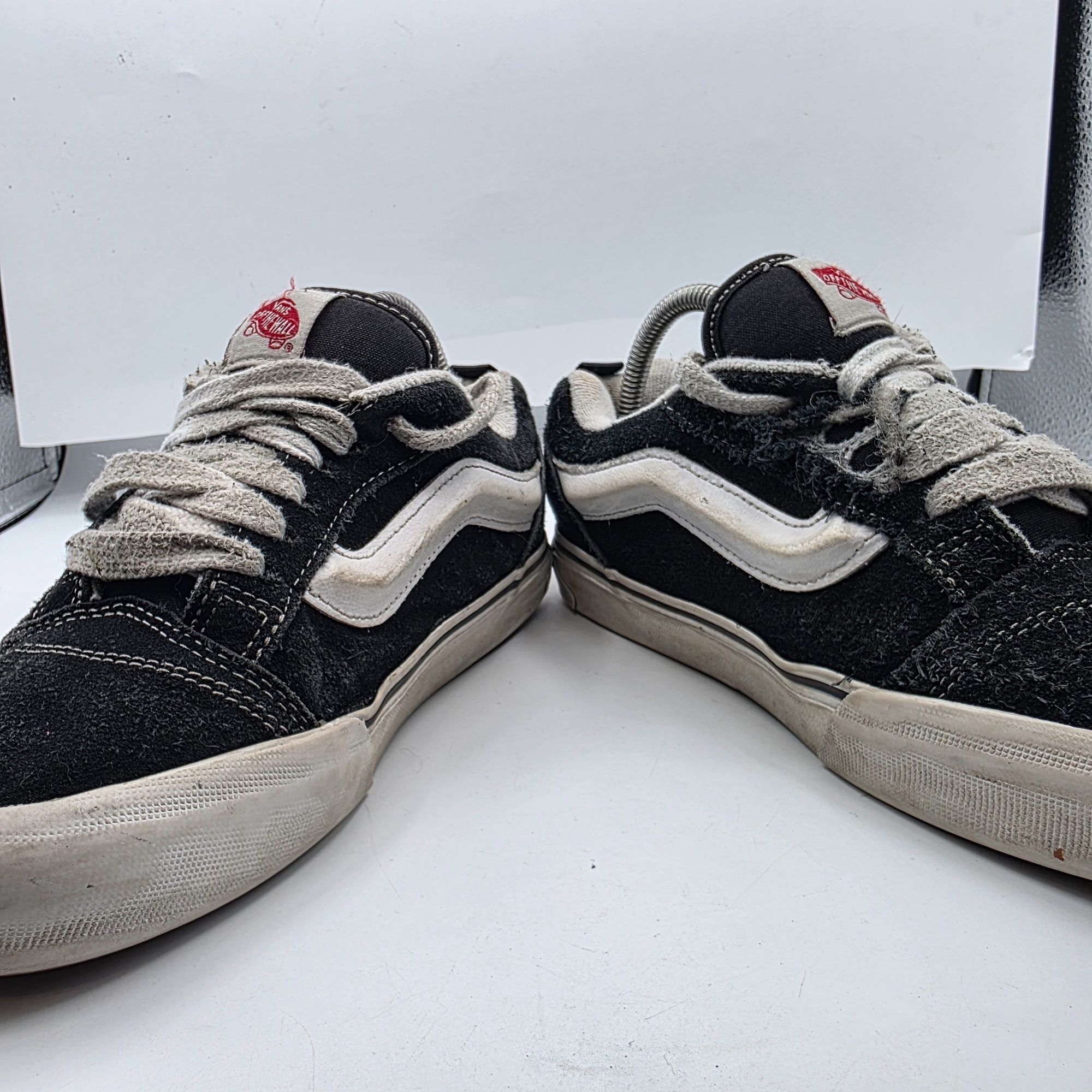 Vans Vans Knu Skool Mens Size 7.5 Black White Suede Chunky Skate Size US 7.5 / EU 40-41 - 3 Thumbnail
