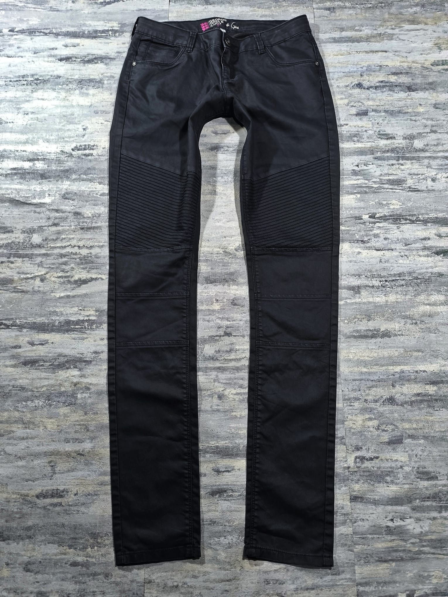 George Gina & Lucy GGL Moto Type Jeans Indie Sleaze Hedi Girl Lowrise Size 30" / US 8 / IT 44 - 4 Thumbnail