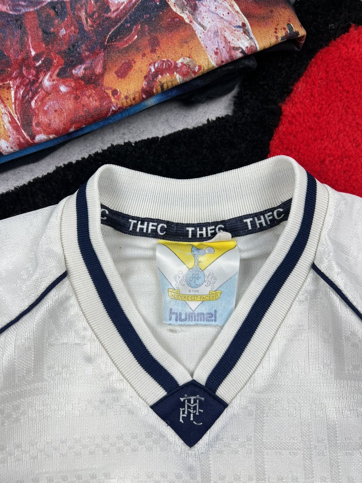 Vintage Rare Tottenham Hotspur 1989 Football Soccer Blockcore Jersey Size US M / EU 48-50 / 2 - 7 Thumbnail