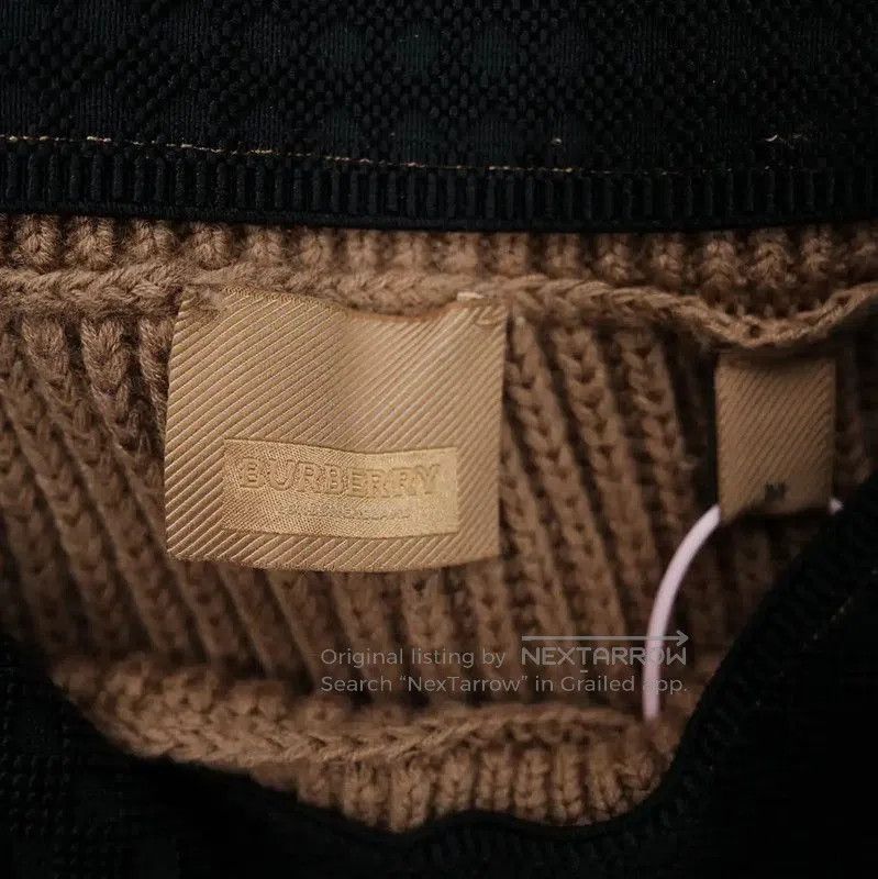 Burberry Burberry Brown Knitted Midi Skirt for Women. Size 23" - 5 Thumbnail