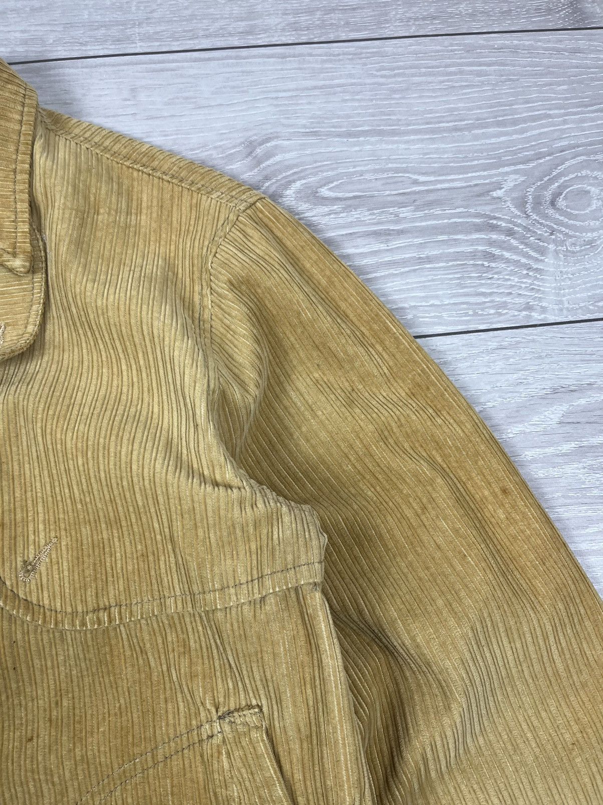 Vintage Brittania Vintage 70s Rare Corduroy Work Jacket Size US M / EU 48-50 / 2 - 9 Thumbnail