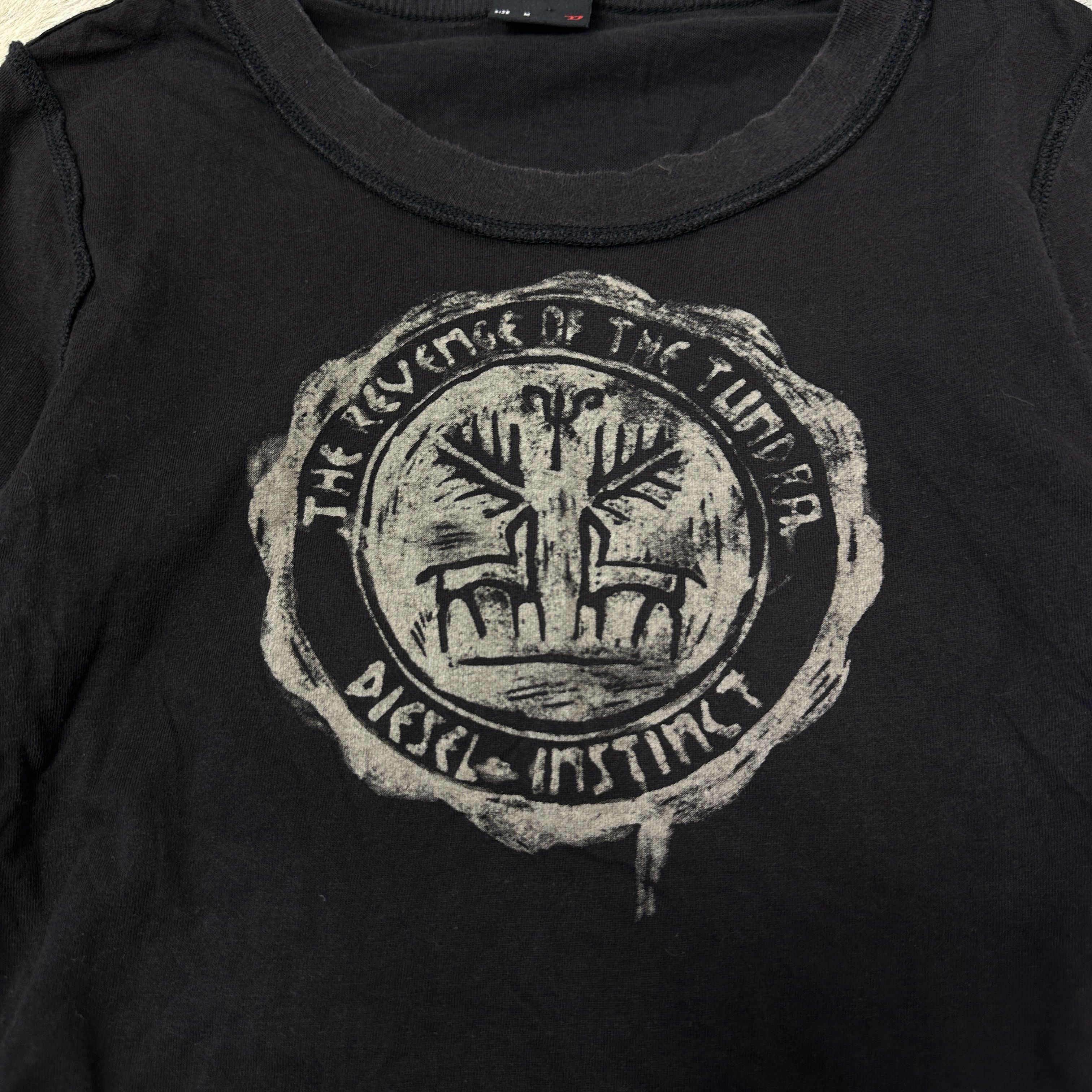 Diesel Vintage Streetwear Old School Diesel Longsleeve Y2K Size M / US 6-8 / IT 42-44 - 3 Thumbnail
