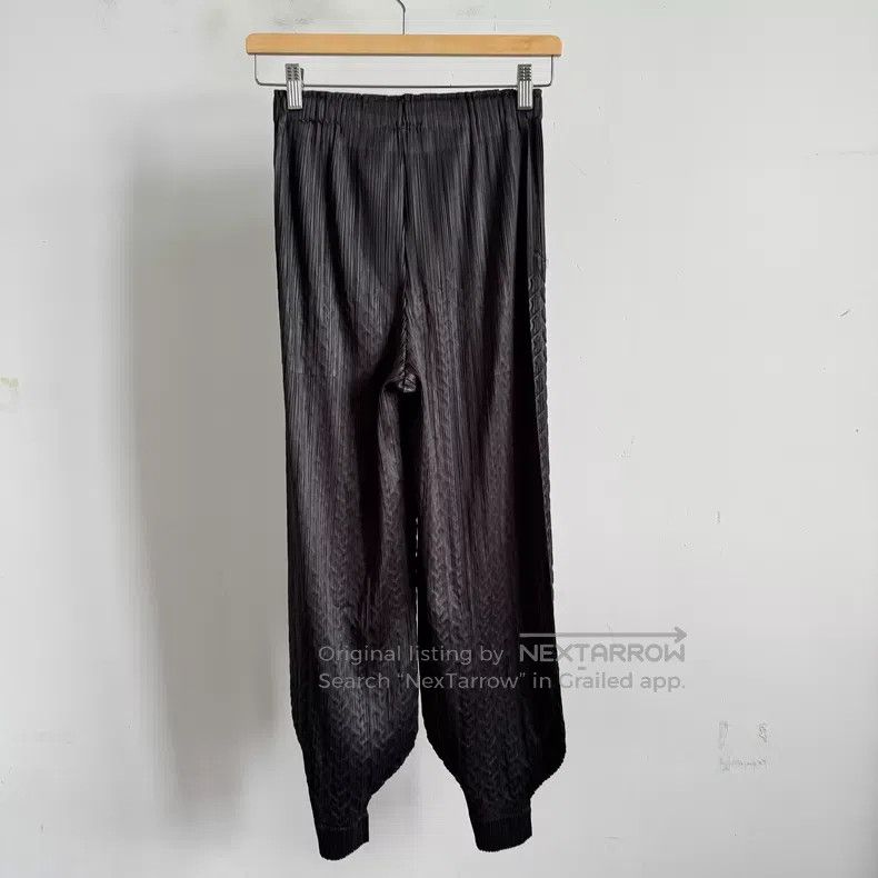 Issey Miyake Issey Miyake size:3 Black Pants Size 22" - 2 Thumbnail