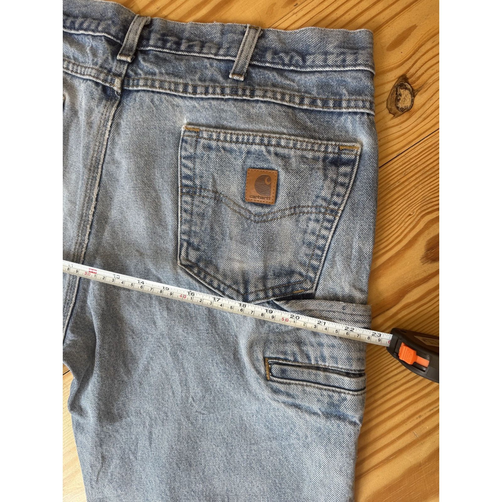 Carhartt Carhartt Jeans Mens 36x30 Blue Fit Distressed Workwear Denim Size US 36 / EU 52 - 7 Thumbnail