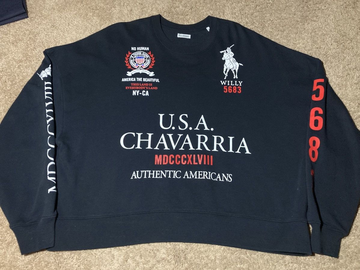 Willy Chavarria AW19 Willy Chavarria Polo Bootleg Rip Crewneck 2019 USPA Size US S / EU 44-46 / 1 - 2 Thumbnail