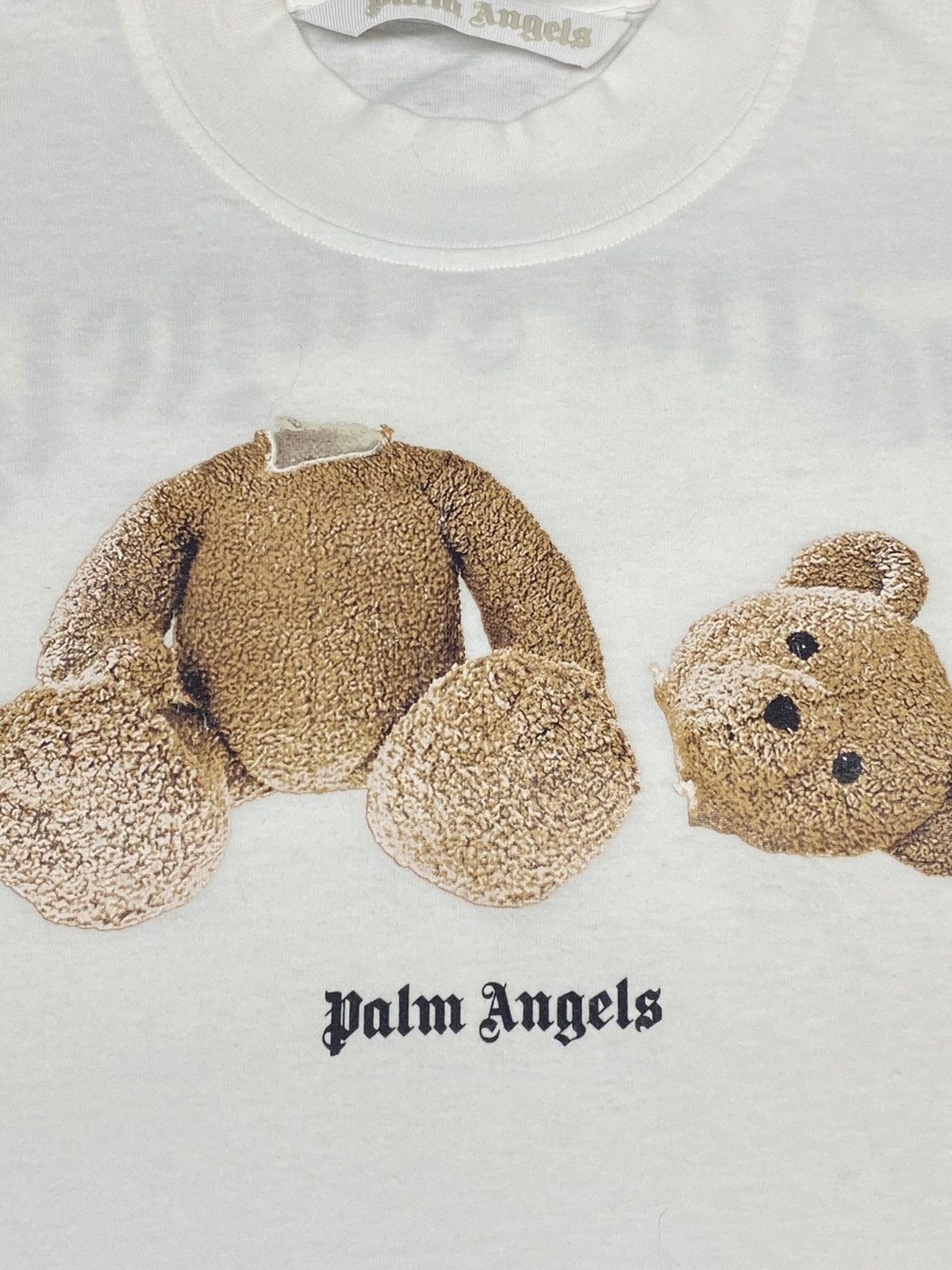 Palm Angels Palm Angels Teddy Bear Graphic T-shirt White Oversized Tee Size US S / EU 44-46 / 1 - 4 Thumbnail