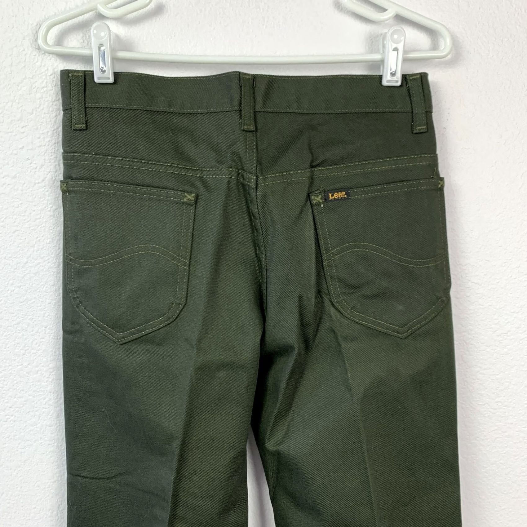 Vintage VINTAGE Lee Riders Jeans Work Green 30x34 Regular 5-Pocket Denim Pants Straight Mens Lee Riders Green Jeans Size US 30 / EU 46 - 5 Thumbnail