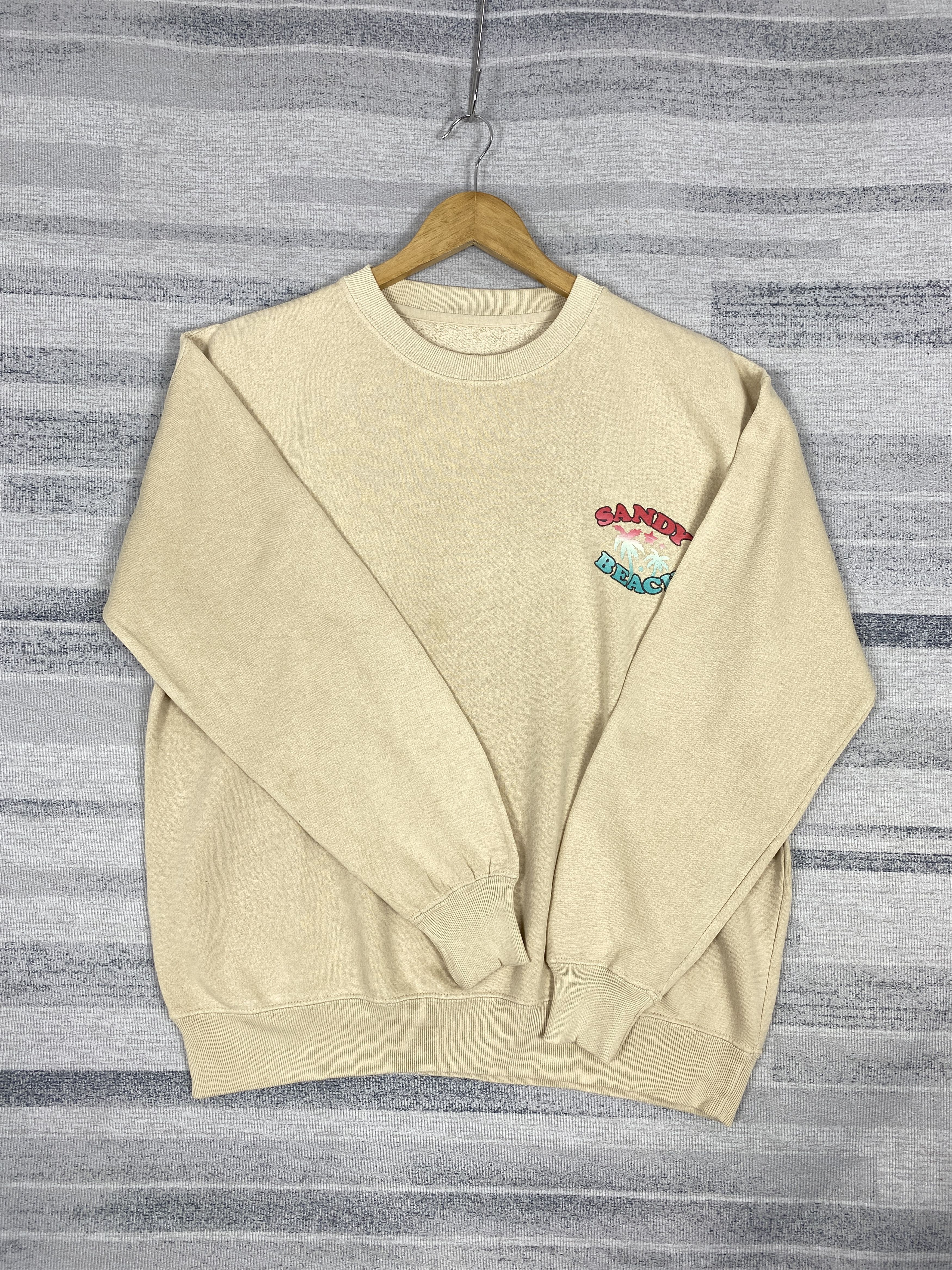 Designer Vintage Sandy California Beach Sweatshirts Size US M / EU 48-50 / 2 - 3 Thumbnail