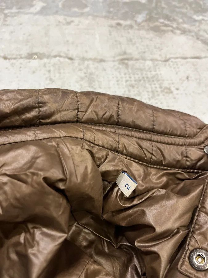 Moncler Moncler Brown Quilted Biker Puffer Jacket Size US S / EU 44-46 / 1 - 11 Thumbnail