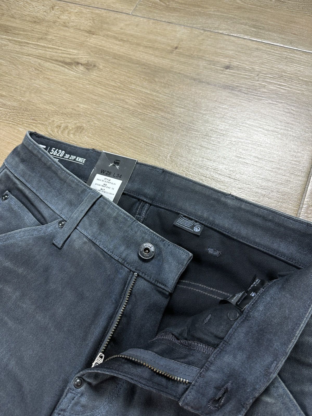 G-Star NEW🏷️ G-Star Raw 5620 3D Zip Knee Skinny Jeans Pants Size US 39 - 5 Thumbnail
