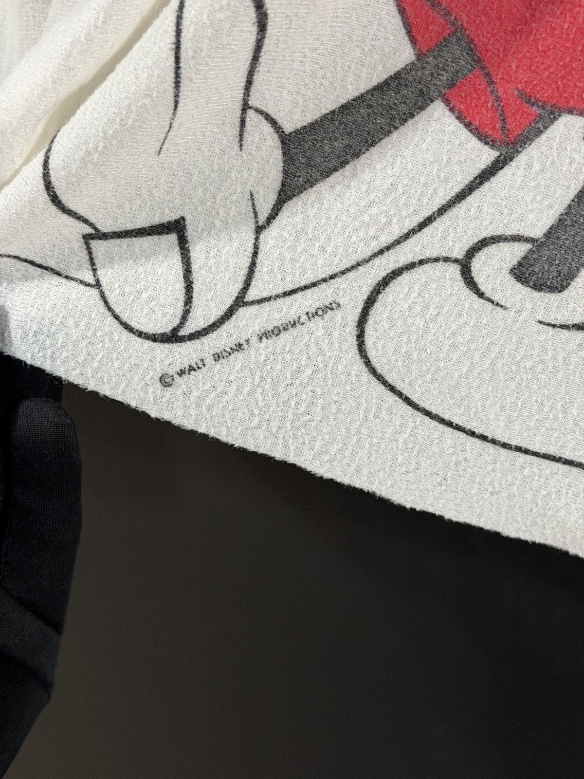 Vintage 1980s Vintage Mickey Mouse Soft Thin Cropped Grunge LS Tee M Size US M / EU 48-50 / 2 - 3 Thumbnail