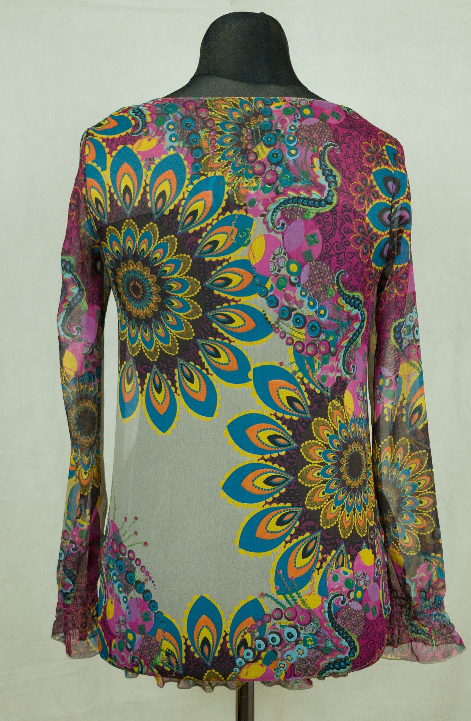 Desigual Desigual womens top bluse size S gc Size S / US 4 / IT 40 - 2 Thumbnail
