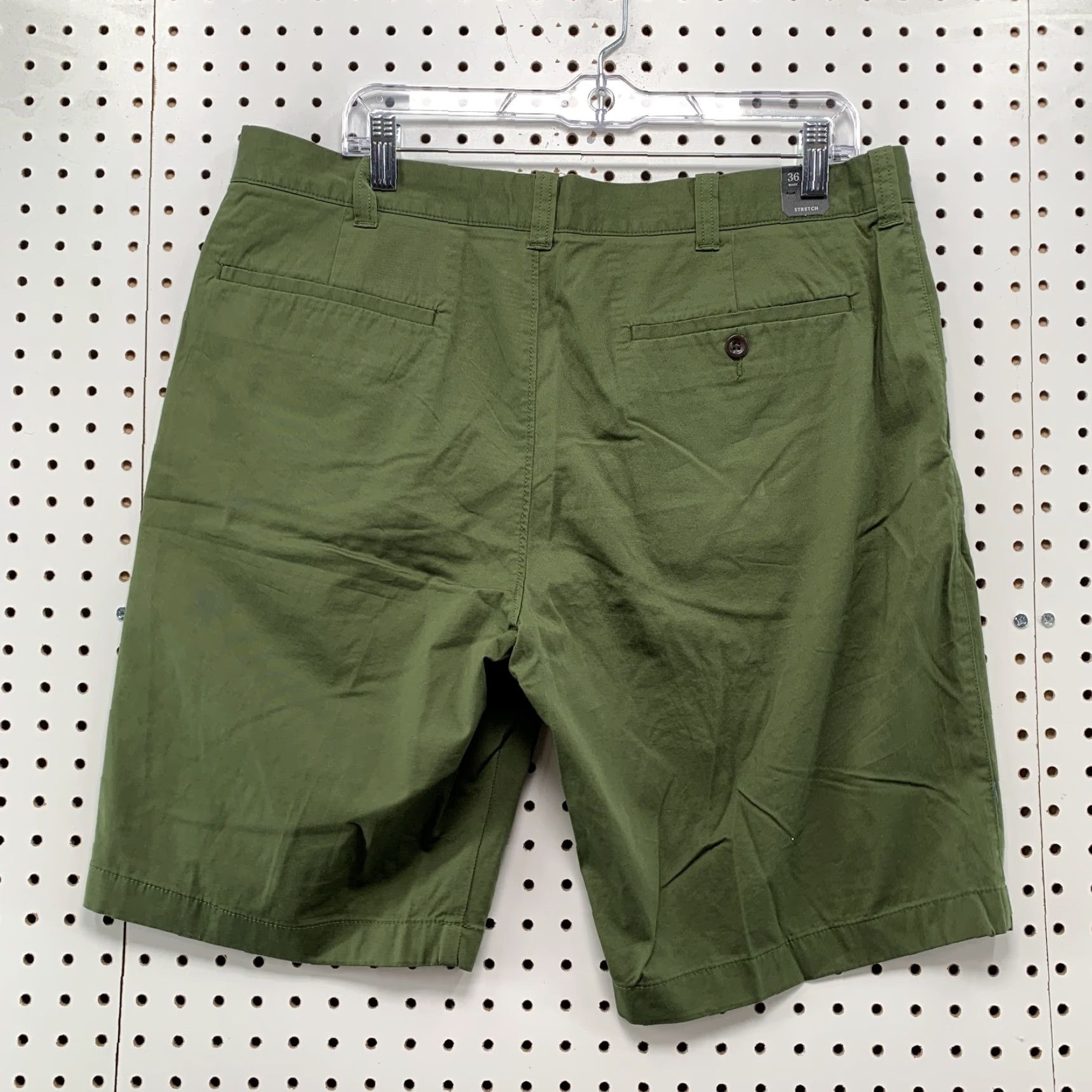 J.Crew VINTAGE? No. J.CREW Stretch Military Chino Shorts Men 36 Green Slim Fit 36x10 Army-Theme Casual Cotton Inseam 10" Men Size US 36 / EU 52 - 5 Thumbnail