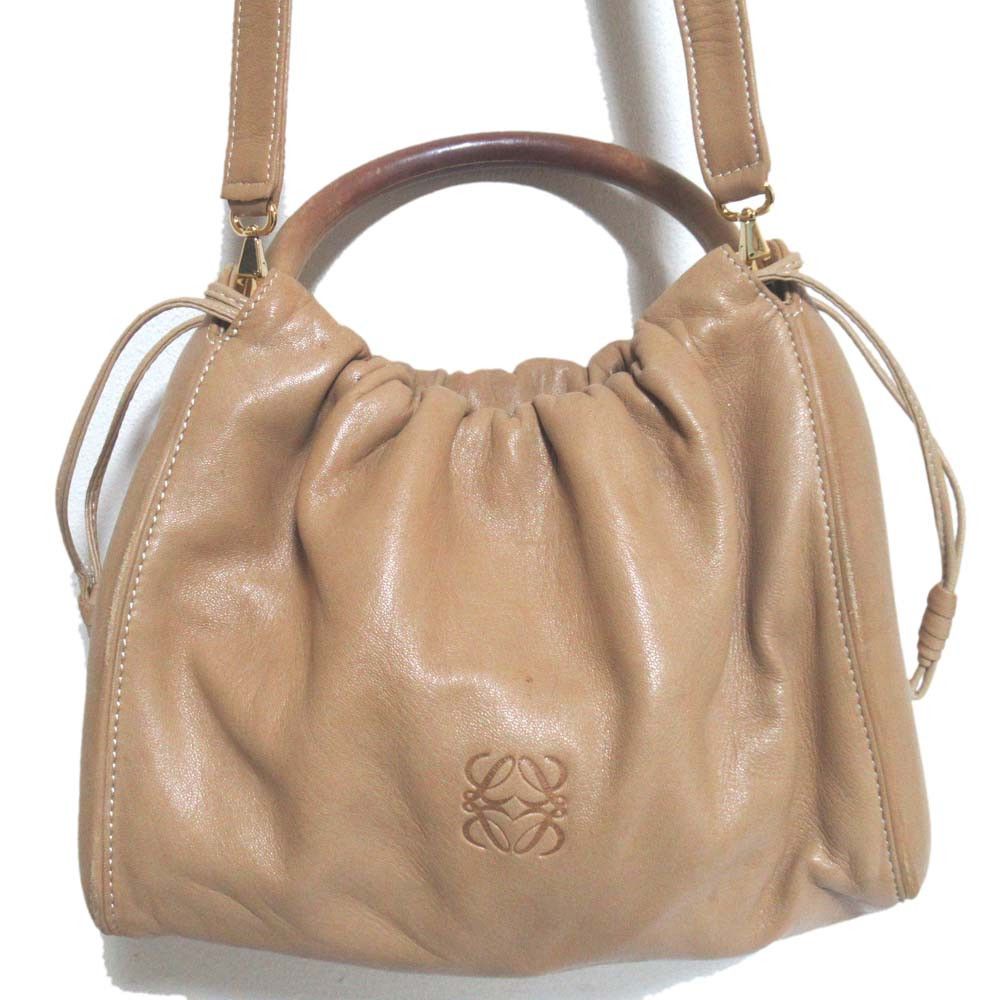 Loewe Loewe Flamenco Nappa Leather 2way Shoulder Bag Leather Shoulder Bag DUTY FREE for USA