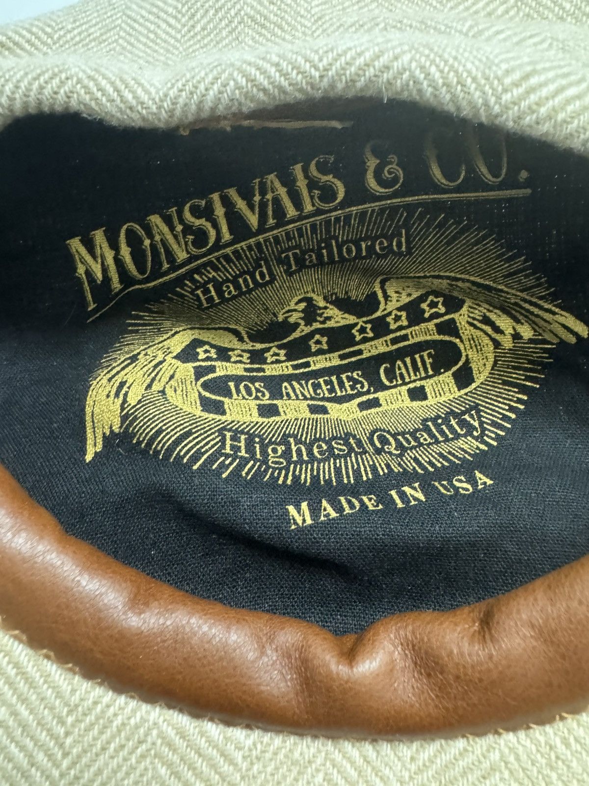 Other Monsivais & Co. Herringbone Cap size: 7 1/2 59-60cm Size ONE SIZE - 2 Thumbnail