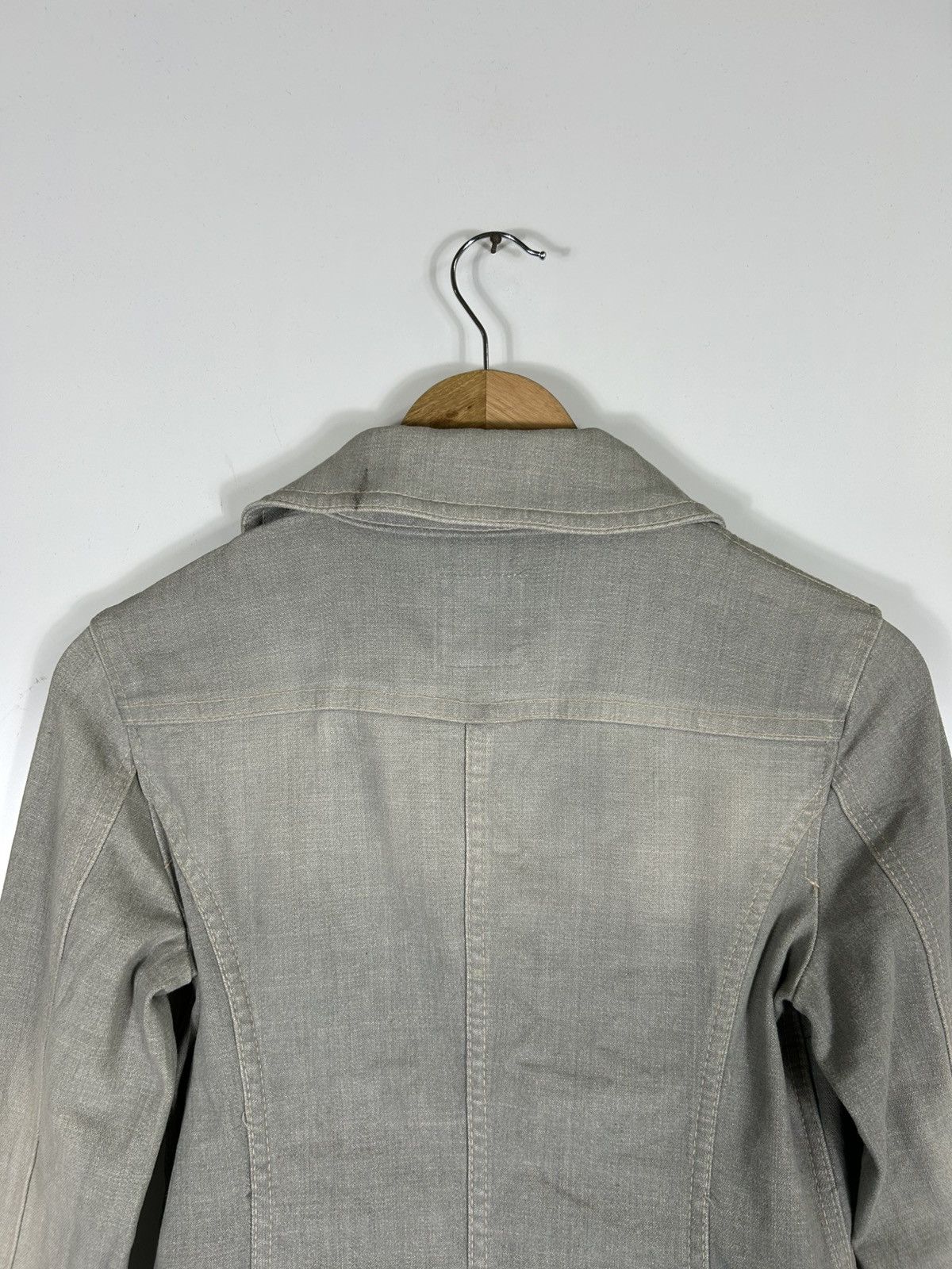 Japanese Brand ⚡️Vintage Y2K Kumiyoku Onward Zipper Denim Jacket Size S / US 4 / IT 40 - 17 Thumbnail