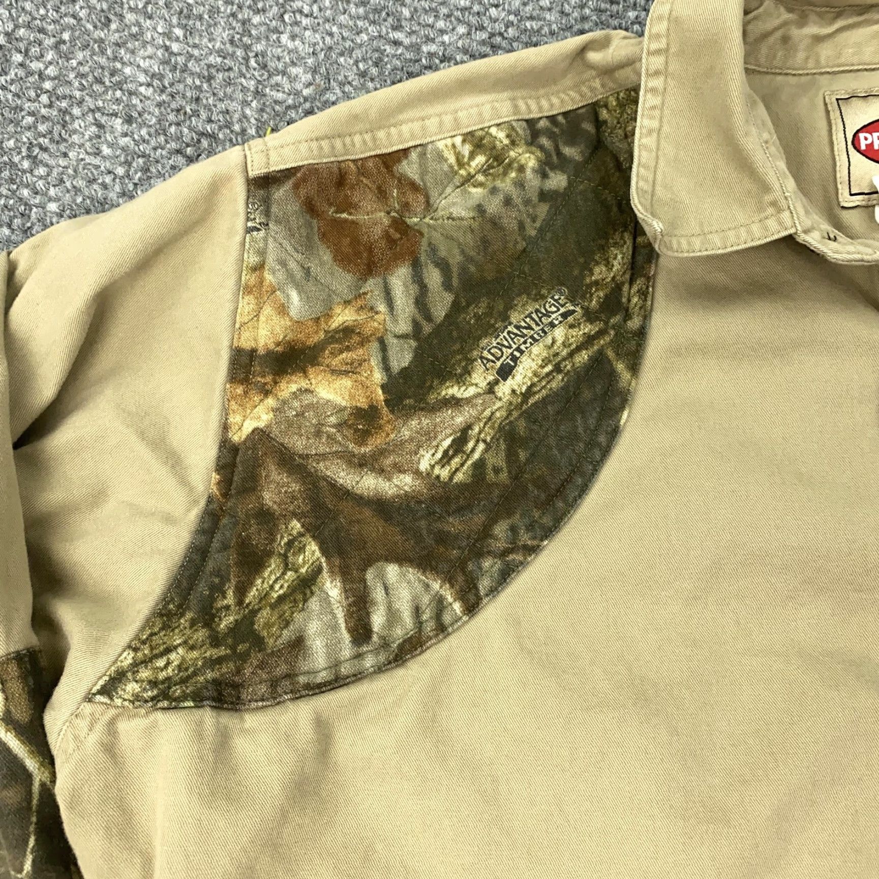 Wrangler Wrangler ProGear Hunting Shirt Mens XL Camouflage Canvas Long Sleeve Outdoor Workwear Size US XL / EU 56 / 4 - 6 Thumbnail