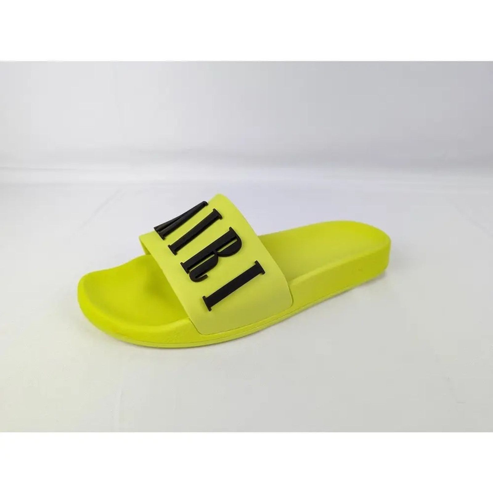 Amiri o1rshd1 Logo Pool Slide in Yellow/Black Size US 14 / EU 47 - 3 Thumbnail