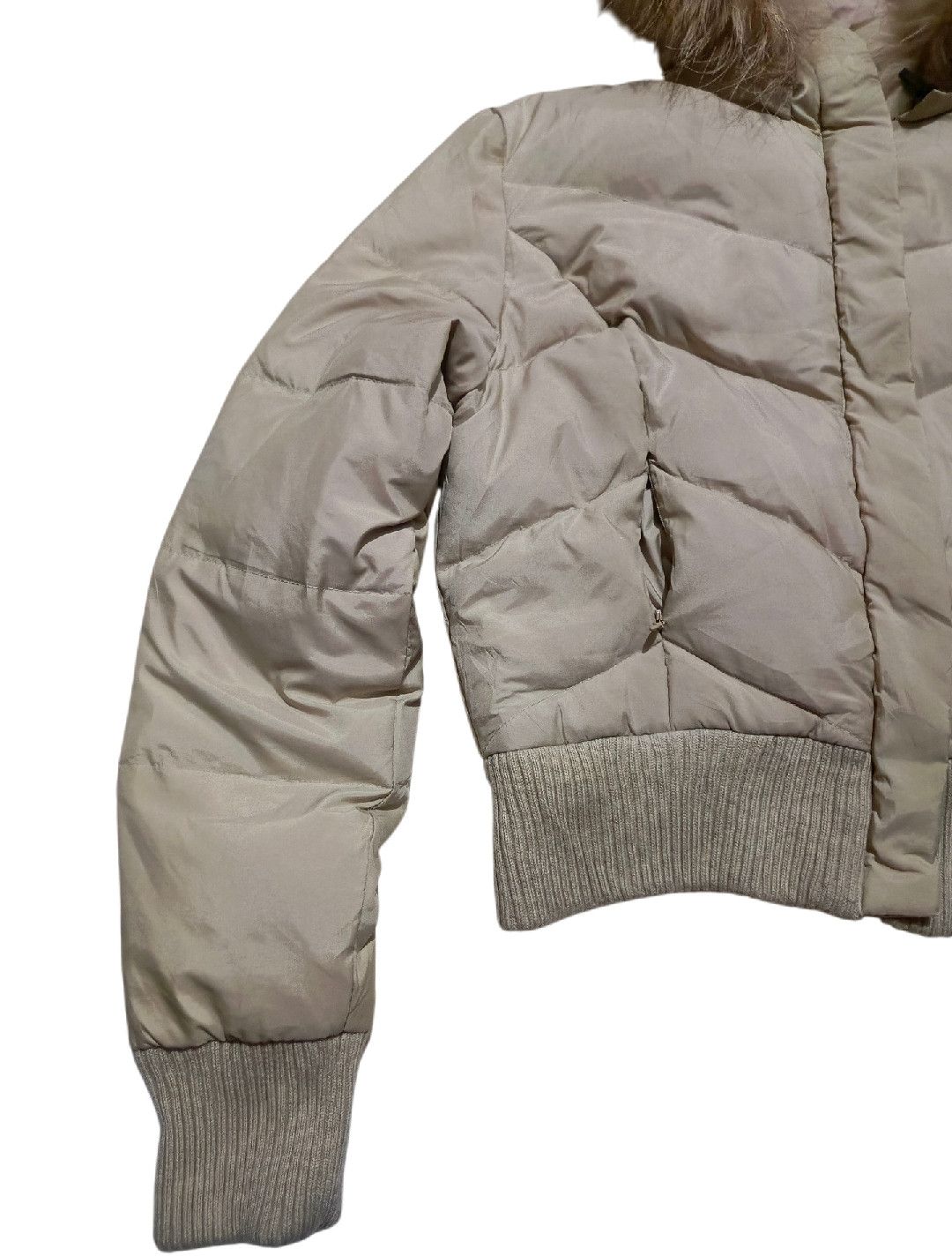 semanticdesign 2000's Cropped Down Distressed Jacket With Real Fur Size XS / US 0-2 / IT 36-38 - 3 Thumbnail